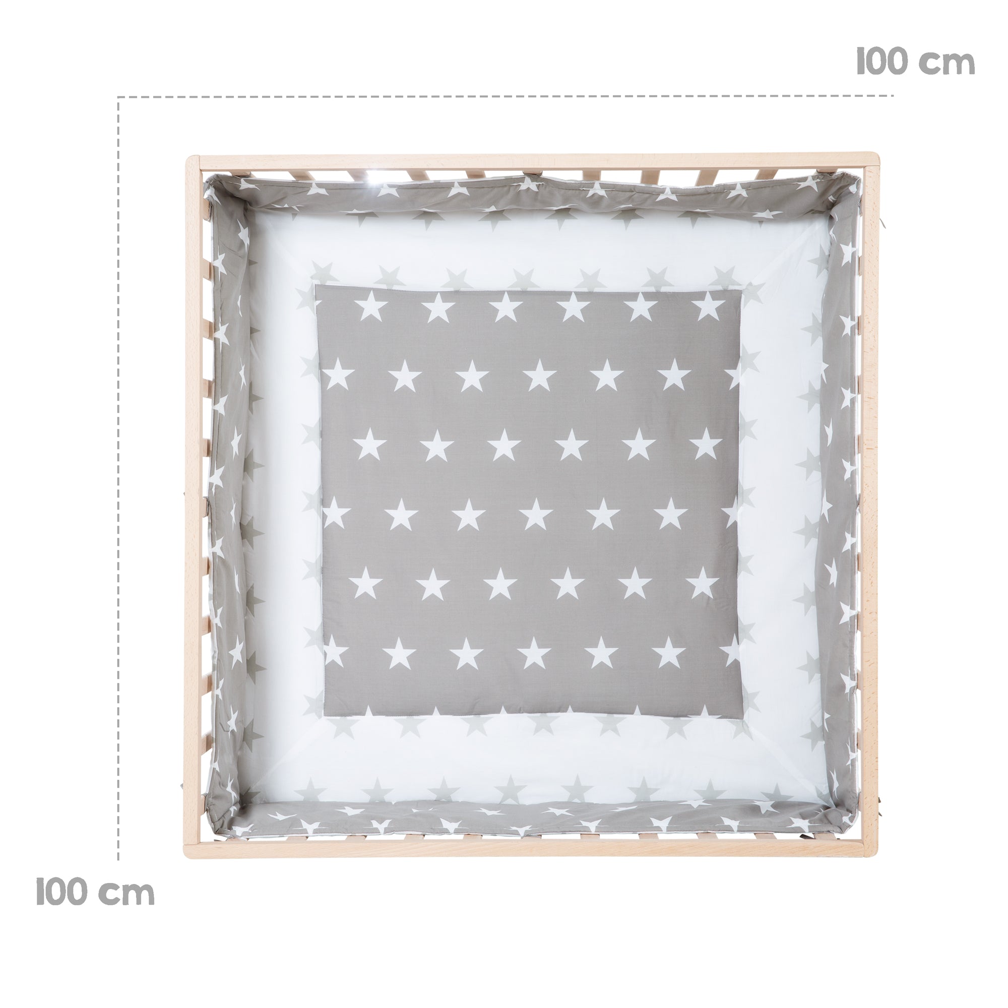 Roba 0246NAV190 Laufgitter 100x100 Little Stars Bio Buche natur - Bild 15 Roba 0246NAV190 Laufgitter 100x100 Little Stars Bio Buche natur - Produktbild 15