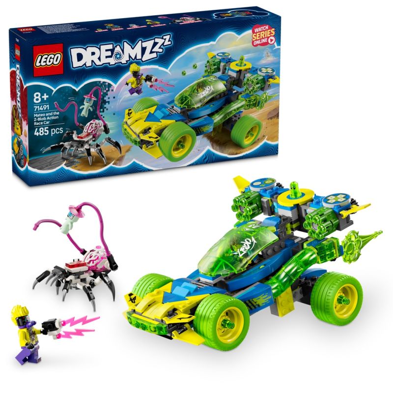 LEGO® DREAMZzz™ 71491 Mateo mit dem Z-Blob Action-Rennwagen LEGO® DREAMZzz™ 71491 Mateo mit dem Z-Blob Action-Rennwagen