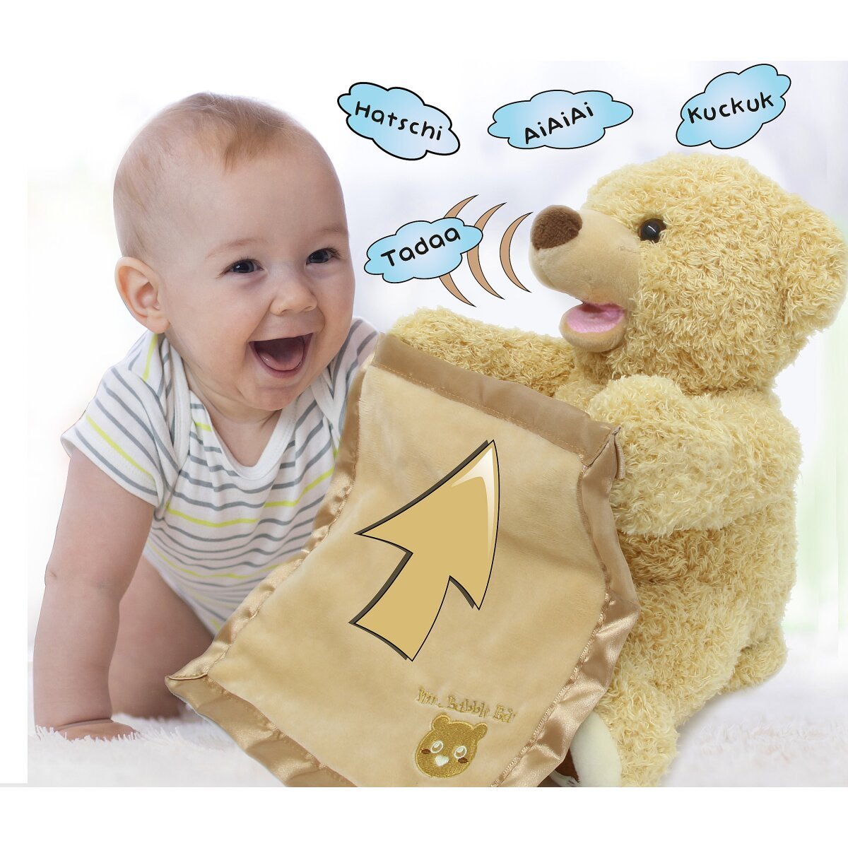 JAMARA Mr. Babble Bear braun ab 12 Monaten