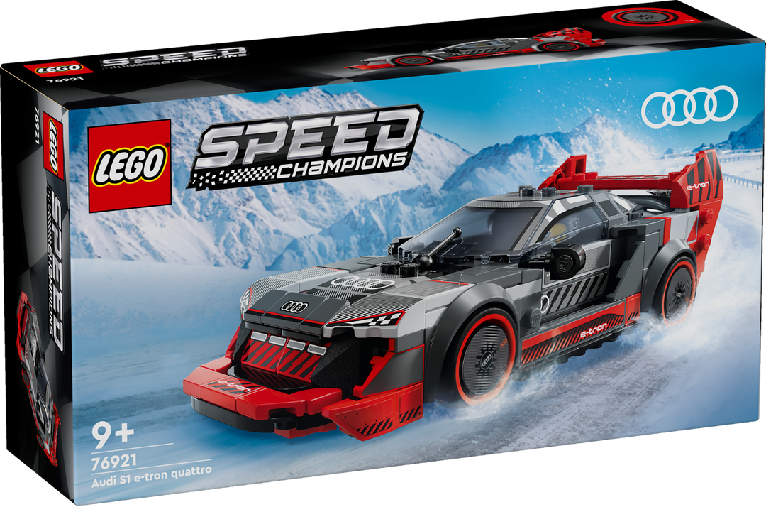 LEGO 76921 Speed Champions Audi S1 e-tron quattro Rennwagen LEGO, 76921, Speed, Champions, Audi, S1, e-tron, quattro, Rennwagen, Auto, Coupé, Sportwagen, Fahrzeug, Rad