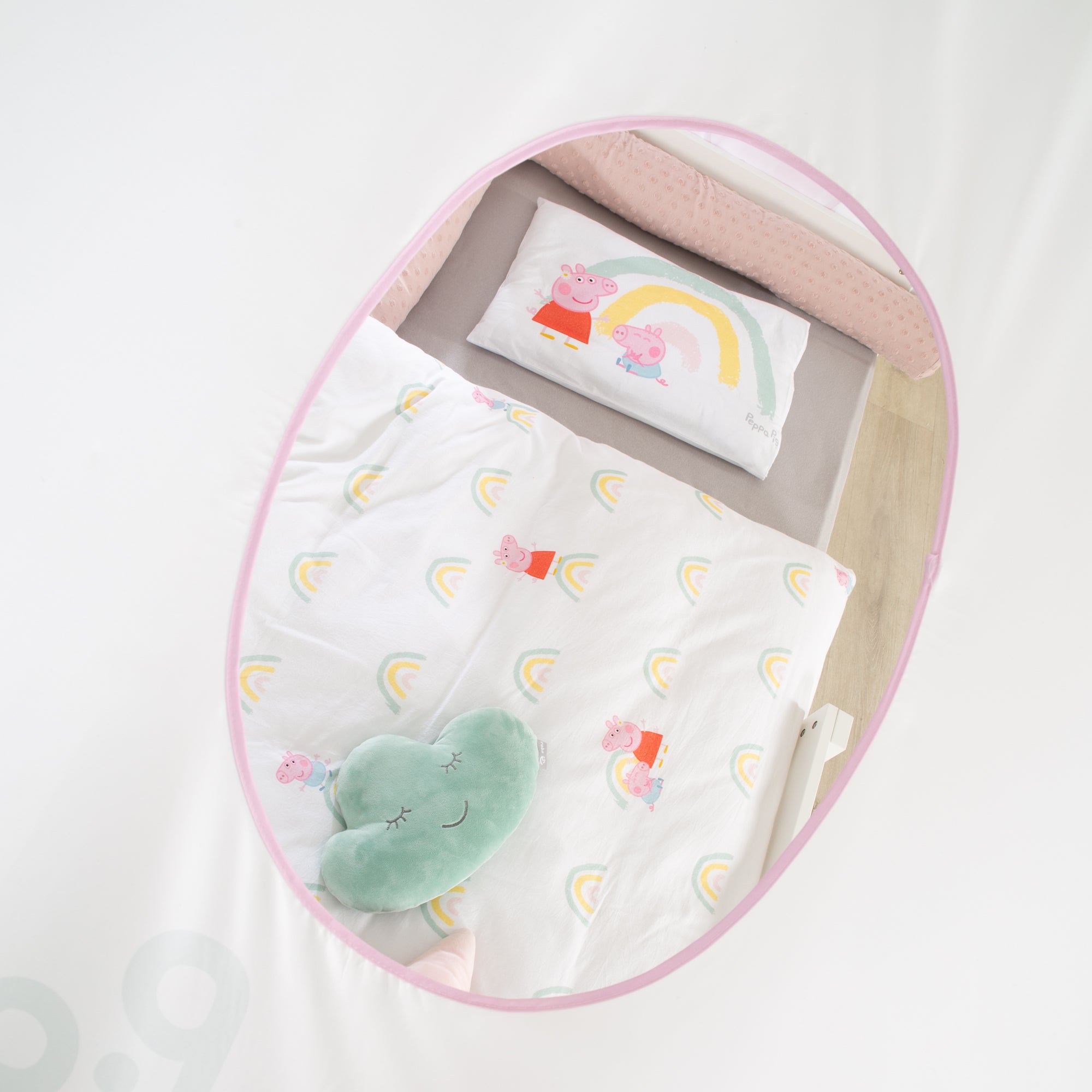 Roba 0286PP1 Hausbettbezug 90x200 cm Peppa Pig weiß – Bettenzubehör - Produktbild 12