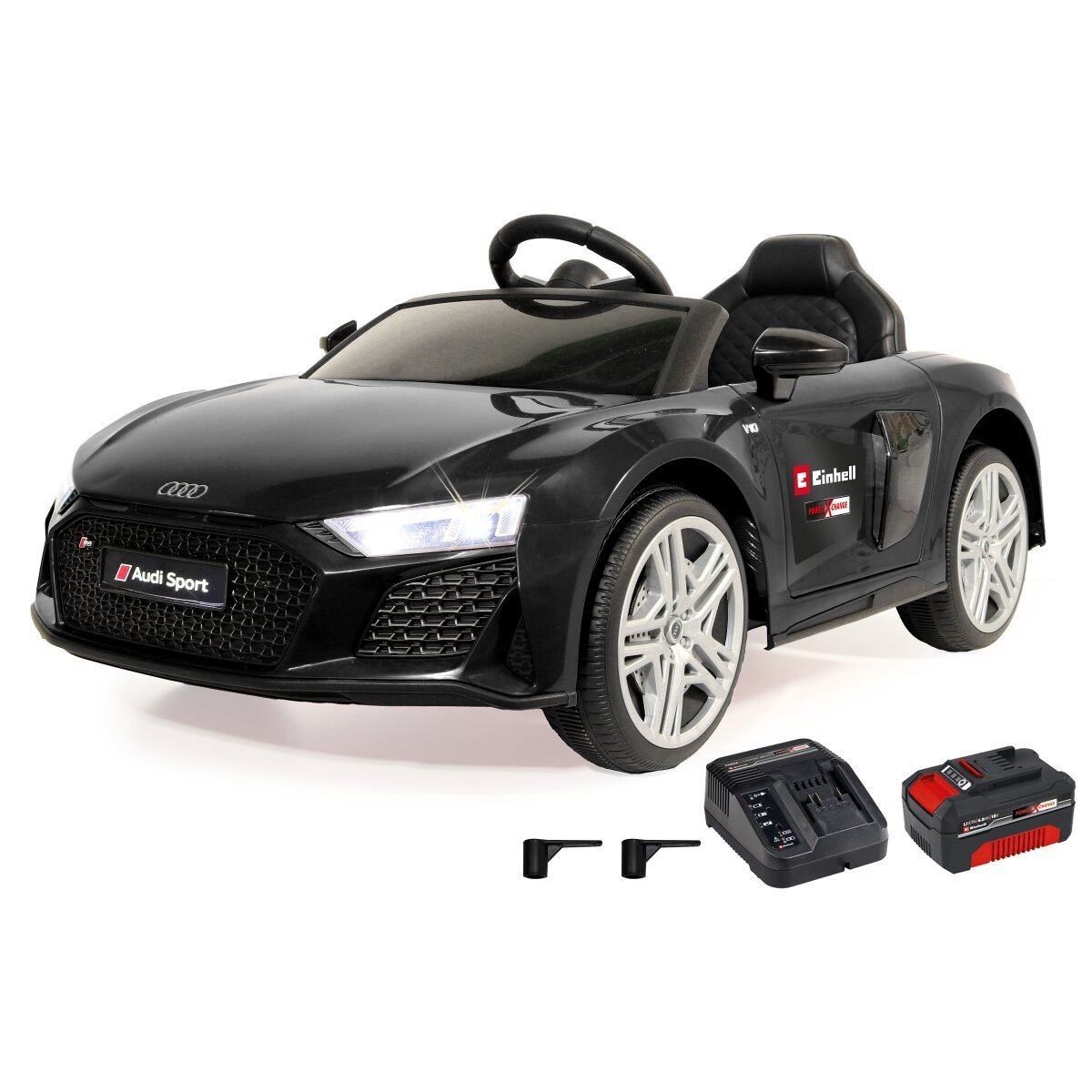 JAMARA Ride-on Audi R8 Spyder 18V schwarz Einhell Power X-Change inkl. Starter Set ab 3 Jahren JAMARA Ride-on Audi R8 Spyder 18V schwarz Einhell Power X-Change inkl. Starter Set ab 3 Jahren