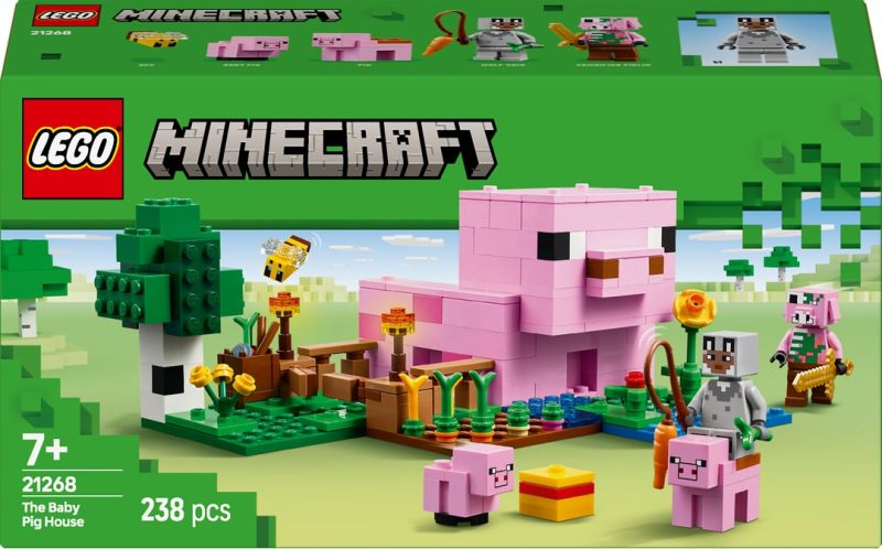 LEGO® Minecraft™ 21268 Das Babyschwein-Haus