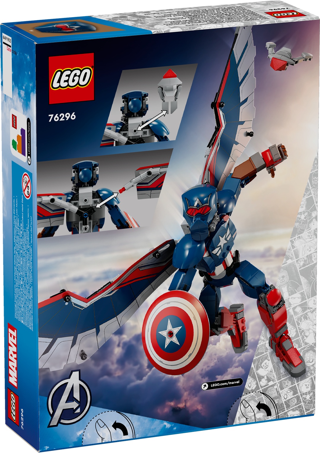 LEGO® MARVEL Super Heroes™ 76296 New Captain America Baufigur