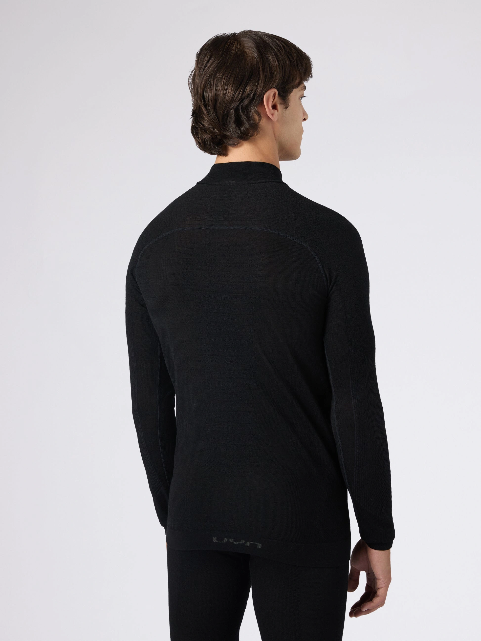 UYN Herren Fusyon Biotech UW Shirt Long_SL Zip Up U100517B000 - Schwarz GR. L/XL UYN Herren Fusyon Biotech UW Shirt Long_SL Zip Up U100517B000 - Schwarz GR. L/XL