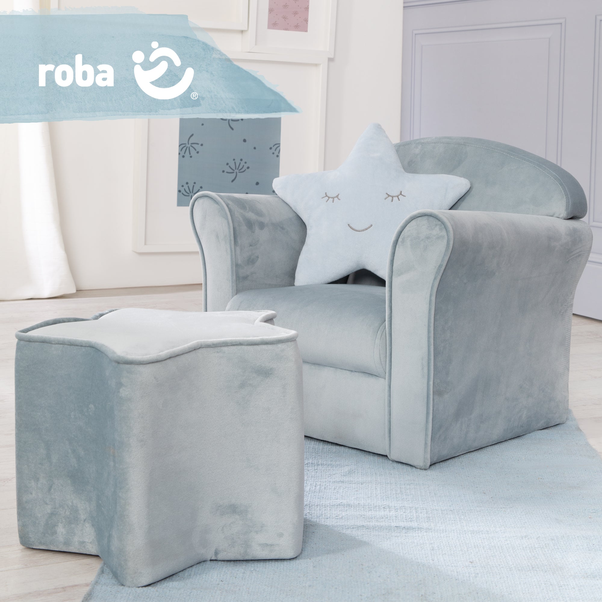 Roba 450121SY Kindersessel sky – Spielmöbel - Bild 5 Roba 450121SY Kindersessel sky – Spielmöbel - Produktbild 5