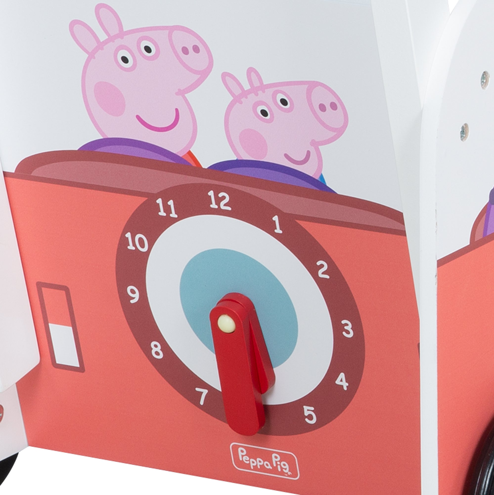 Roba 460157PP1 Bully-Schiebebus Peppa Pig weiß – Puppenmöbel & Häuser - Bild 3 Roba 460157PP1 Bully-Schiebebus Peppa Pig weiß – Puppenmöbel & Häuser - Produktbild 3