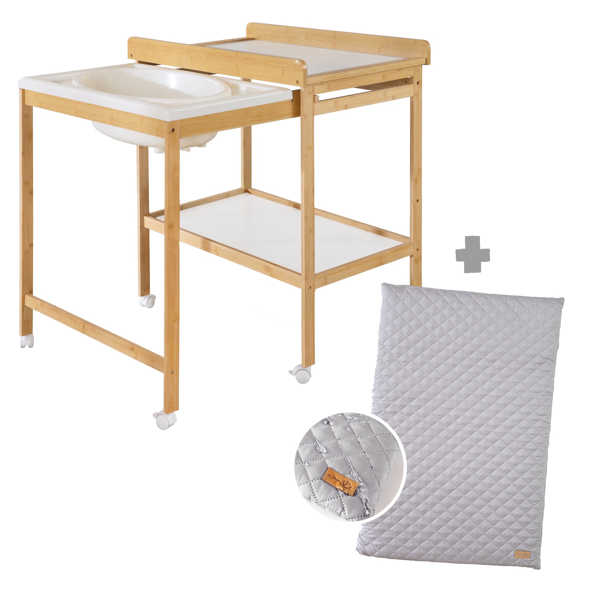 Roba 1259BC Bade-Wickel-Kombination bicolor – Wickeln & Baden - Produktbild 9