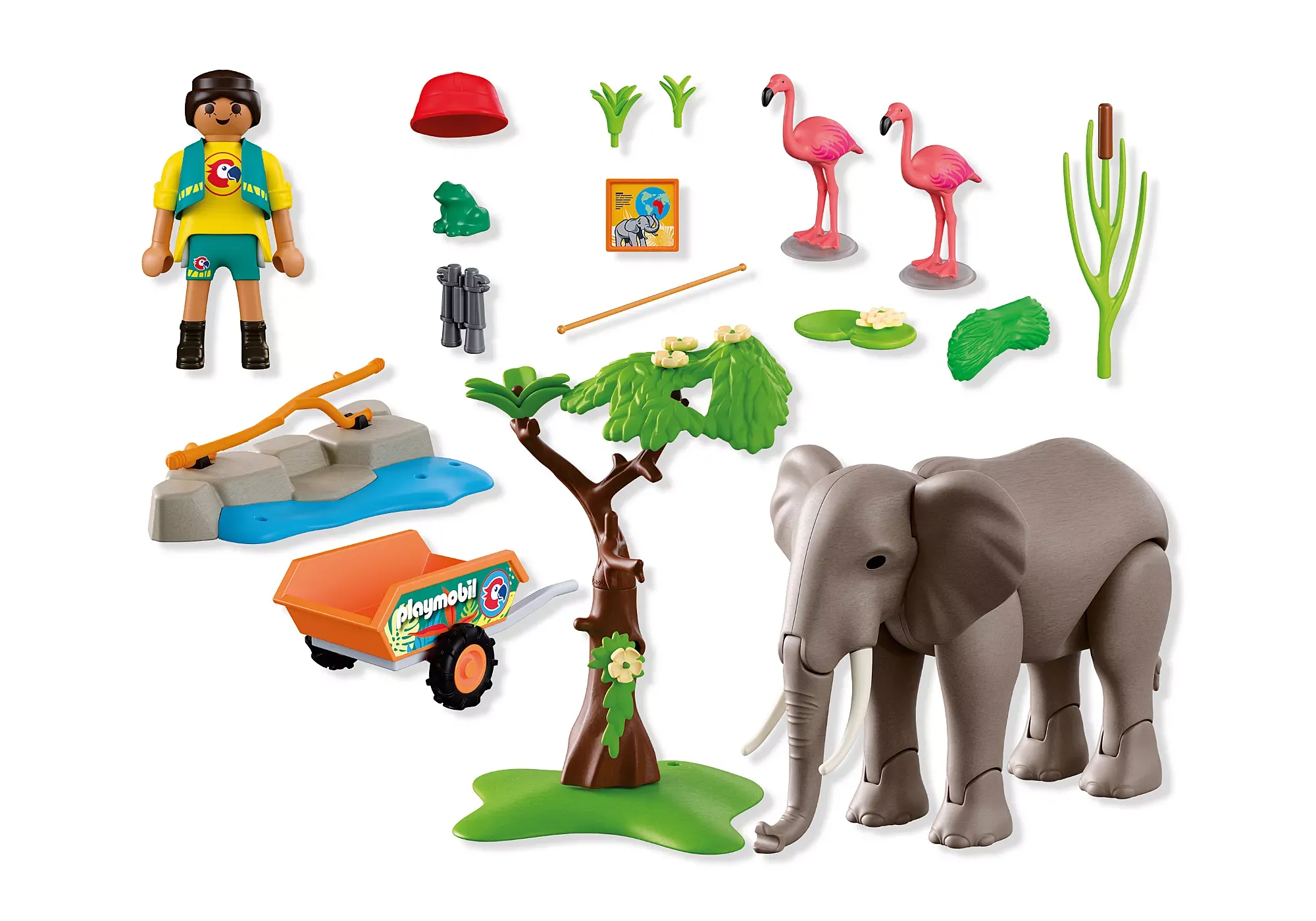 PLAYMOBIL® 72068 Elefant mit Tierpfleger PLAYMOBIL® 72068 Elefant mit Tierpfleger