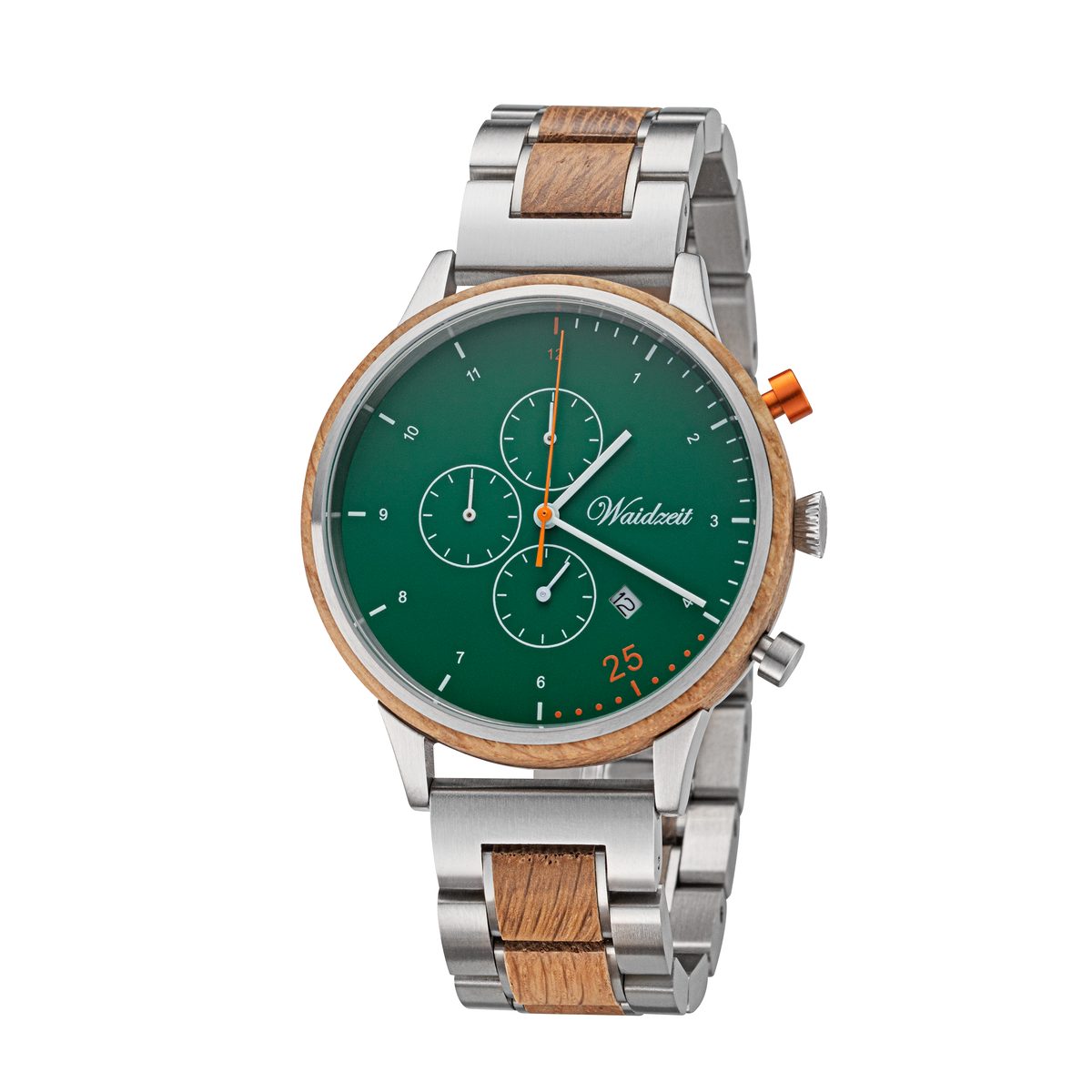 WAIDZEIT CV01W Herrenuhr Barista Verde Barrique