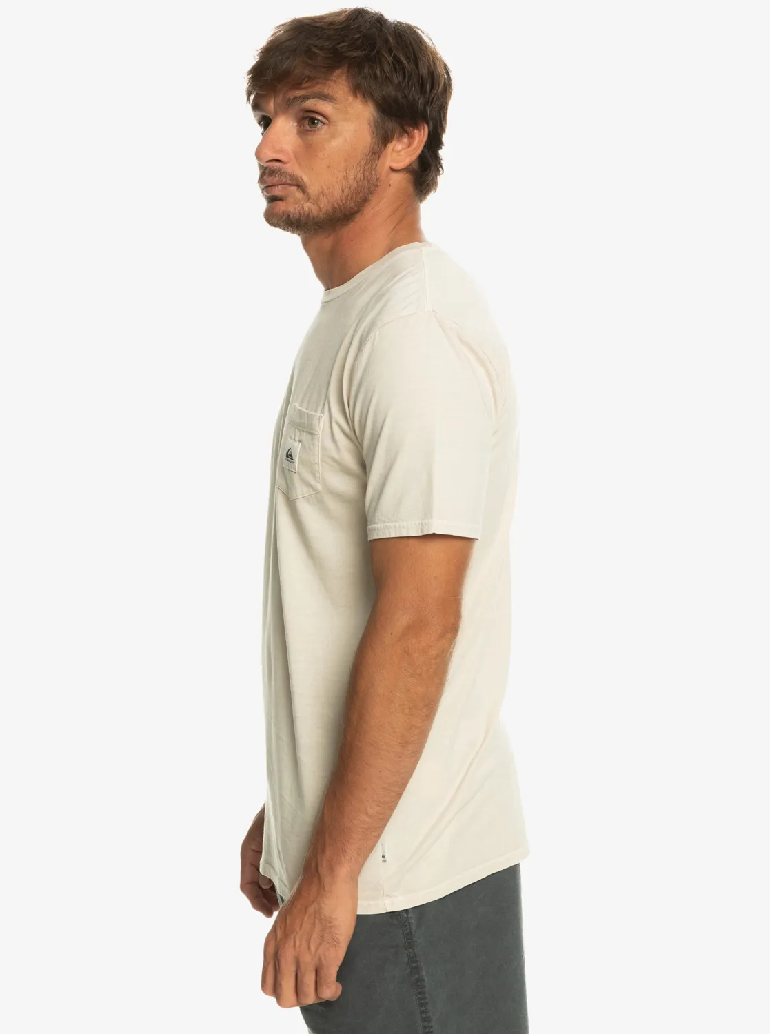 Quiksilver Sub Mission - Taschen-T-Shirt für Männer Hellbeige GR. XL