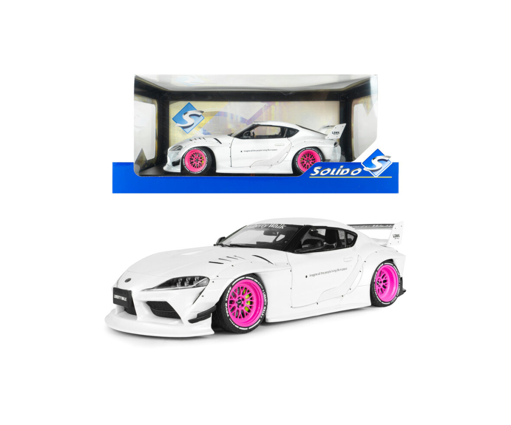 Solido 1:18 Toyota GR Supra LWB weiß/pink 2025