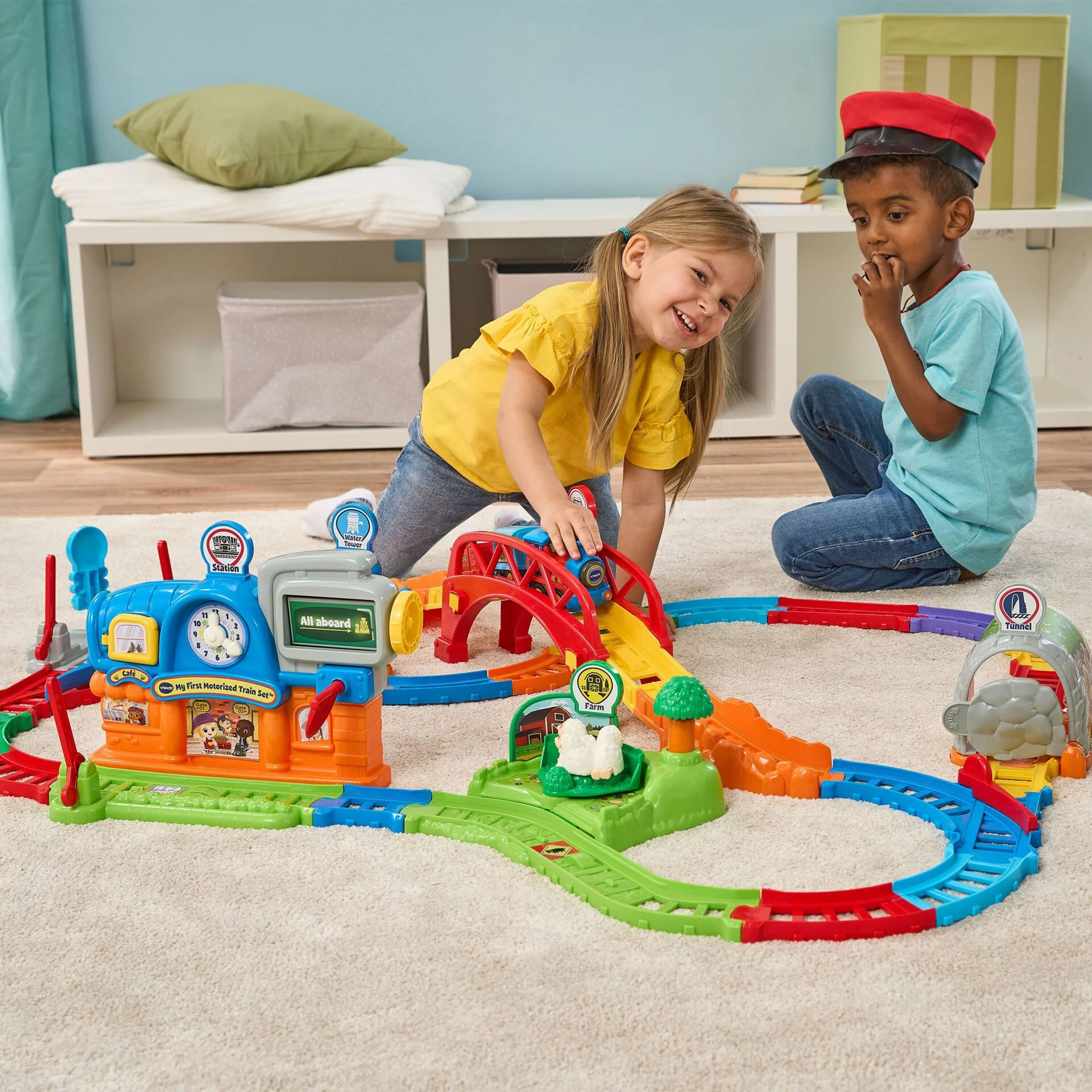VTech Tut Tut Baby Flitzer - Bunter Bahnhof VTech Tut Tut Baby Flitzer - Bunter Bahnhof