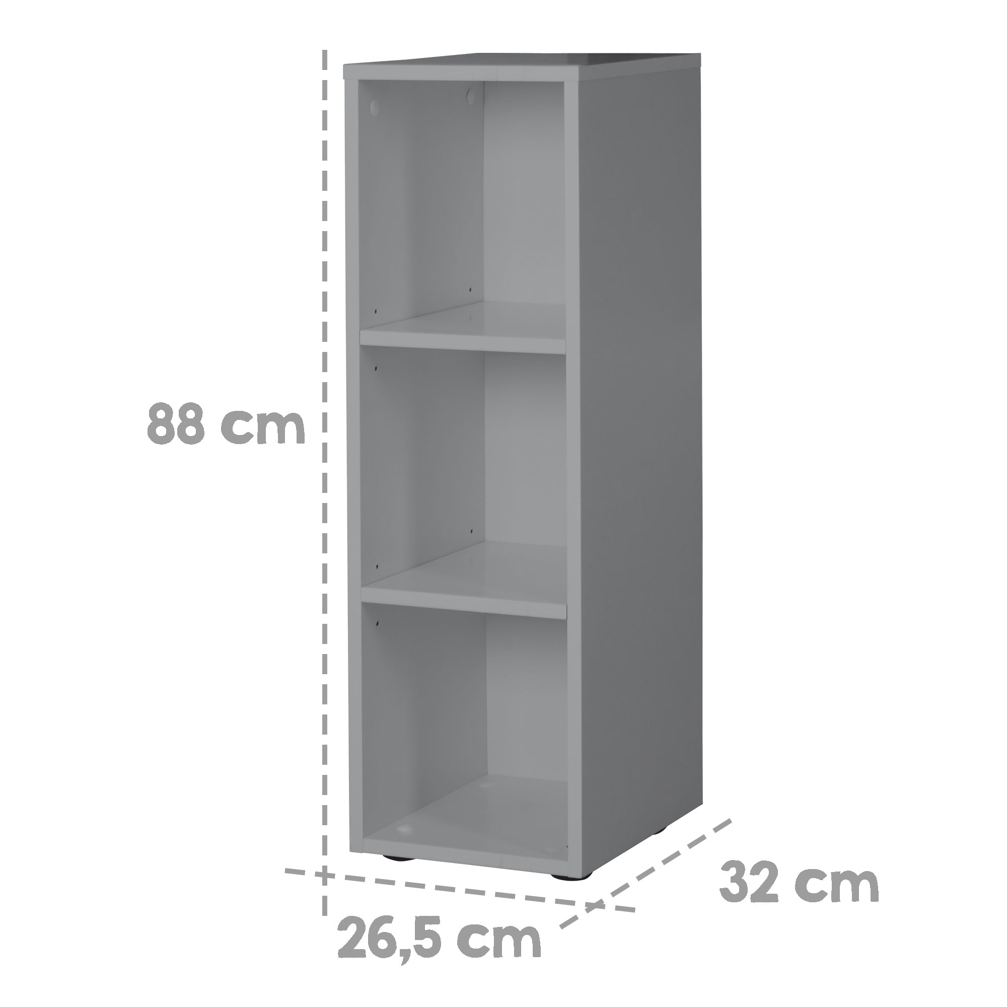 Roba 10034TP Universalseitenregal Universal taupe - Bild 2 Roba 10034TP Universalseitenregal Universal taupe - Produktbild 2