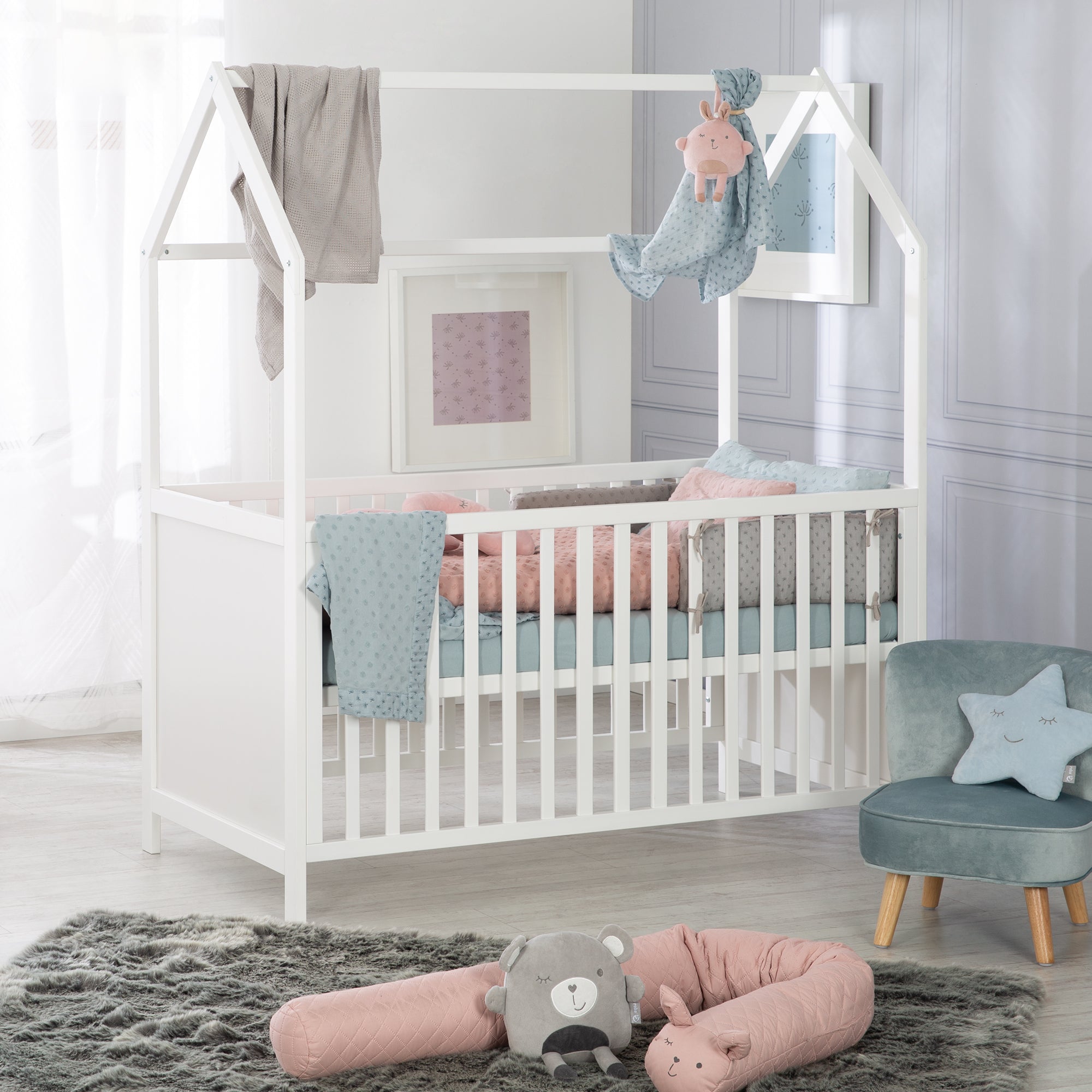 Roba 204092G227 Nestchen Lil Planet grau hellgrau – Babynester - Produktbild 7