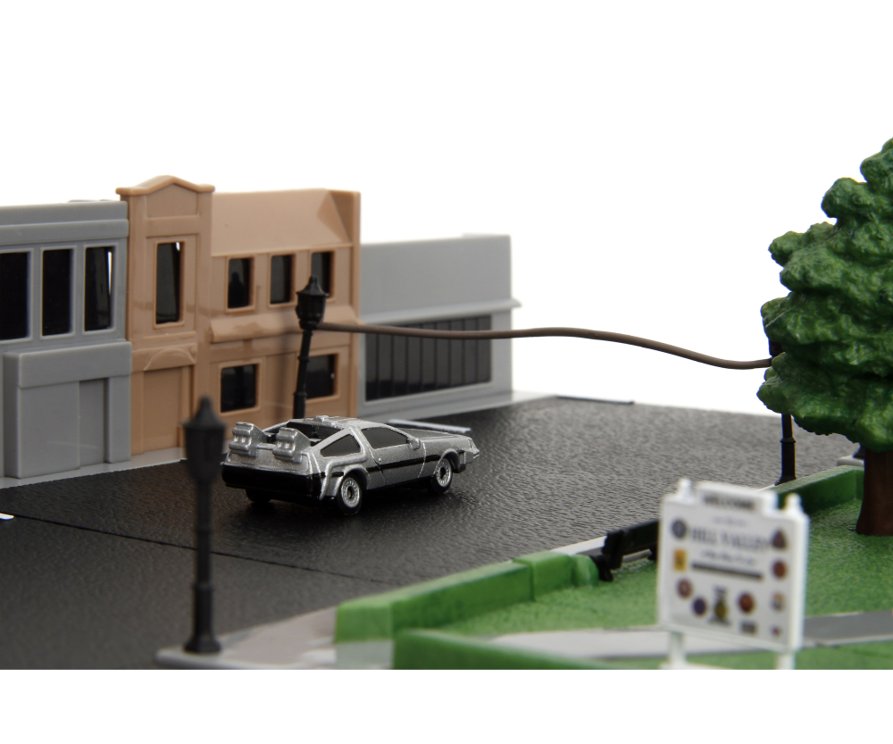 Jada Back to the Future Clock Tower NanoScene