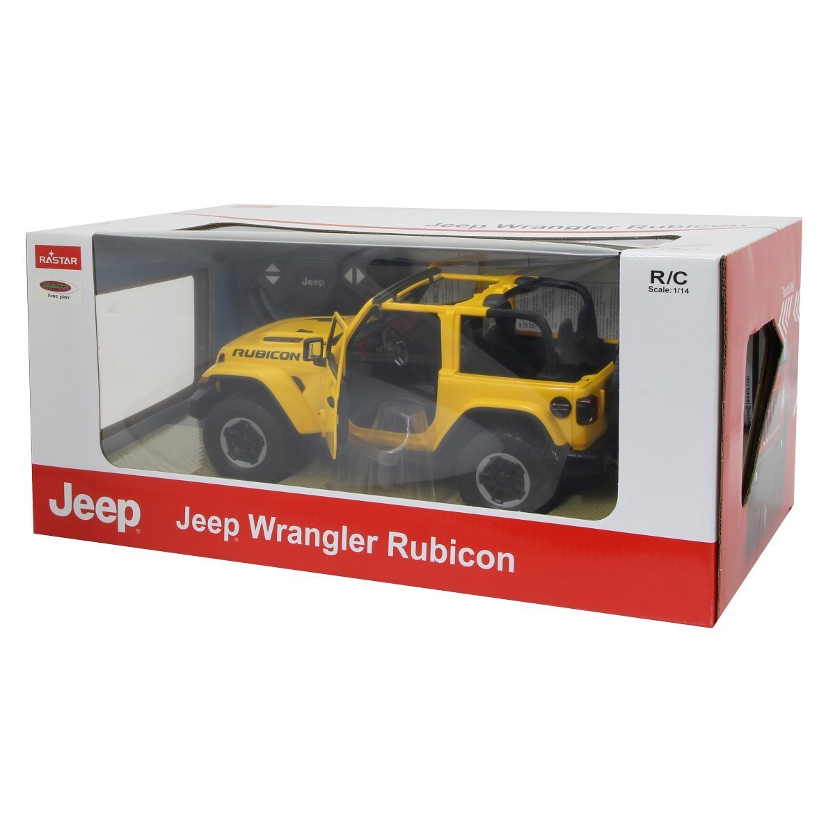 JAMARA Jeep Wrangler JL 1:14 gelb 2,4GHz Tür manuell ab 6 Jahren