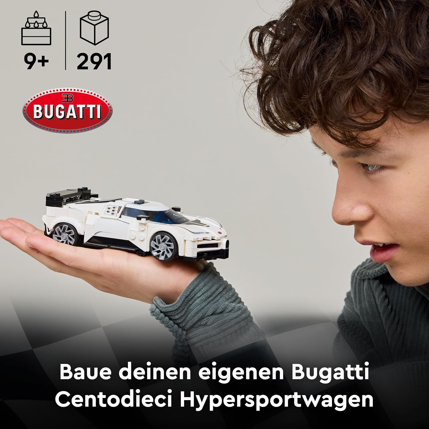 LEGO Speed Champions 76919 McLaren Formel-1-Rennwagen in Schwarz und Papaya-Orange mit Rennfahrer-Minifigur