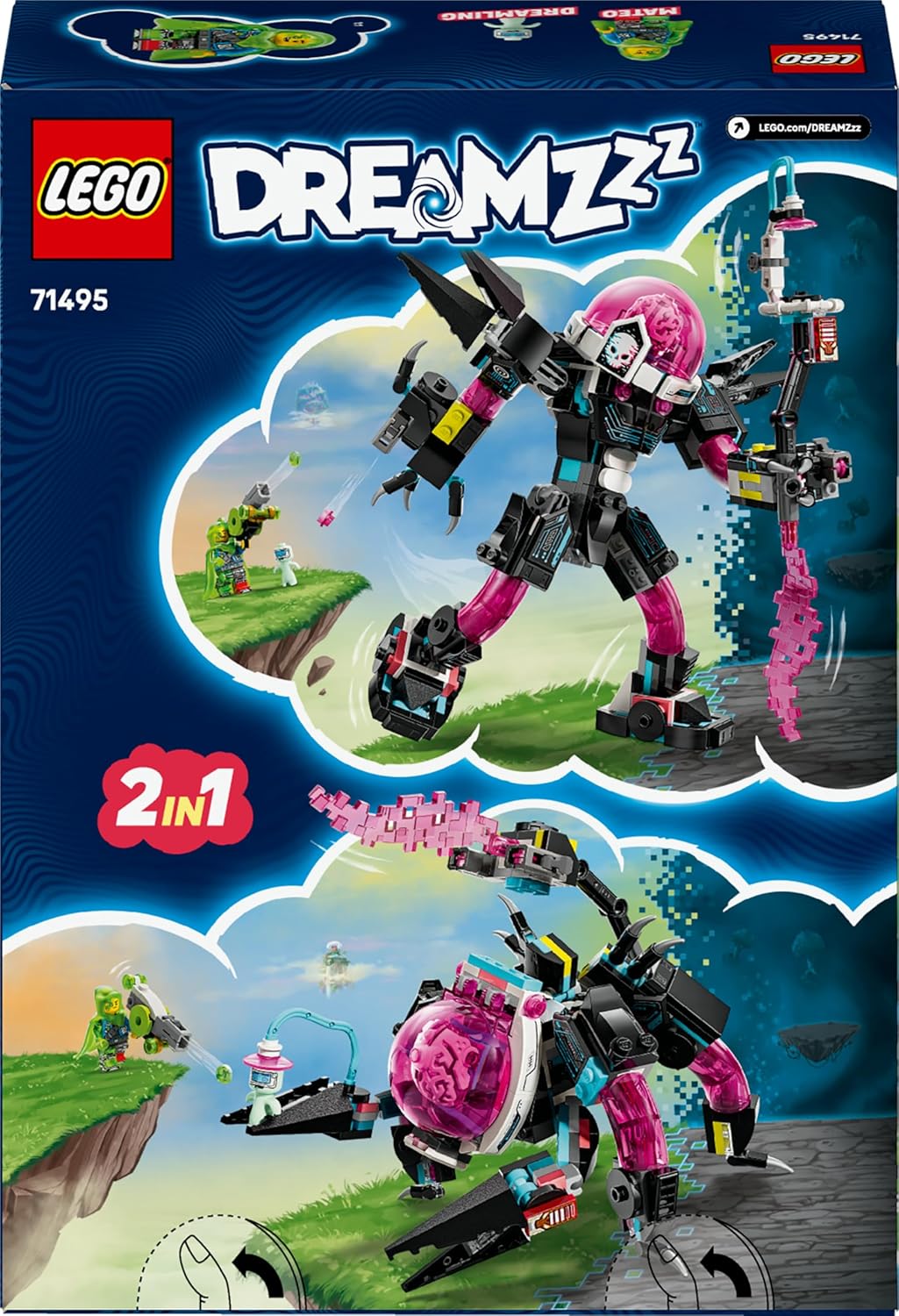 LEGO Icons 10331 Eisvogel mit Fischen auf Schilfgras-Standfuß aus LEGO-Steinen