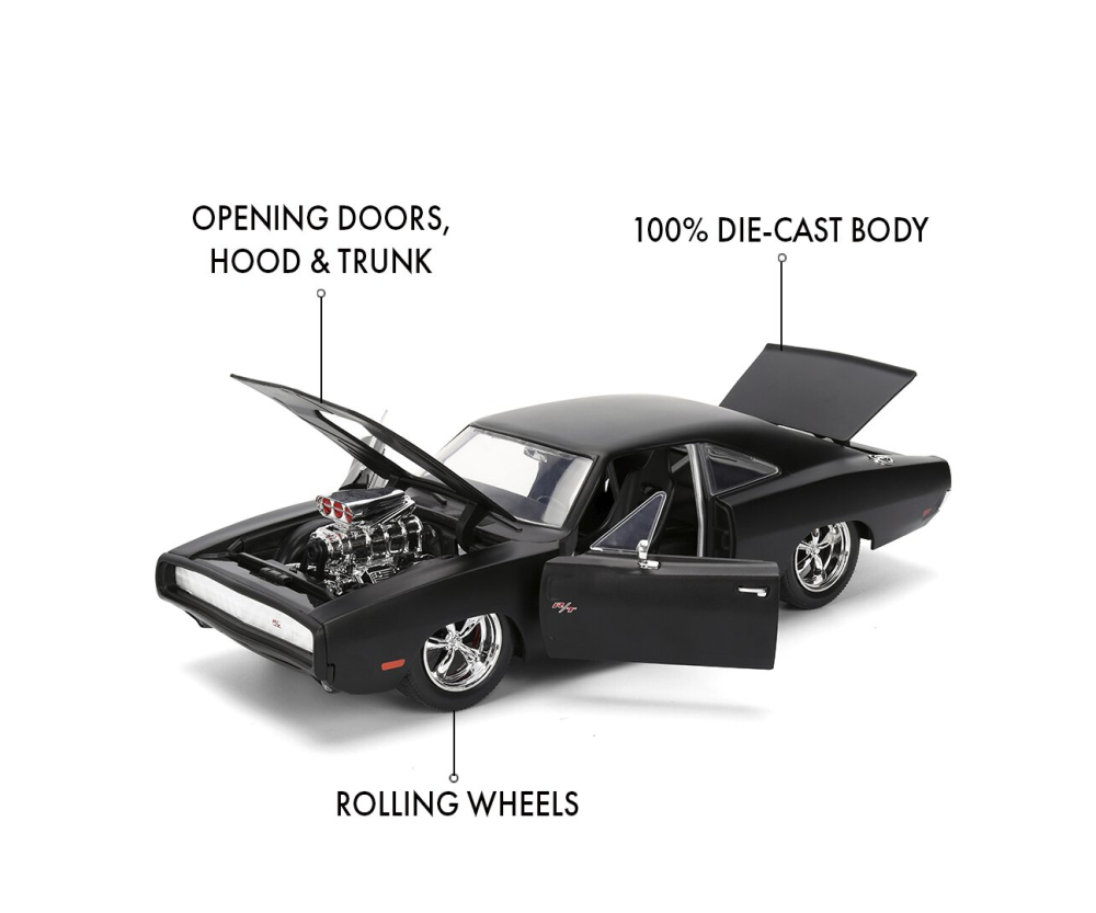 Jada Fast&Furious (4) 1970 Dodge Charger 1:24