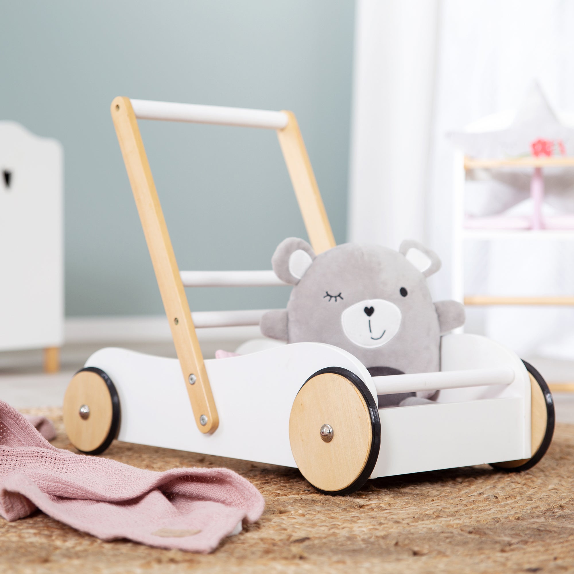 Roba 490032984 Puppenwagen Scarlett weiß – Puppenmöbel & Häuser - Bild 2 Roba 490032984 Puppenwagen Scarlett weiß – Puppenmöbel & Häuser - Produktbild 2