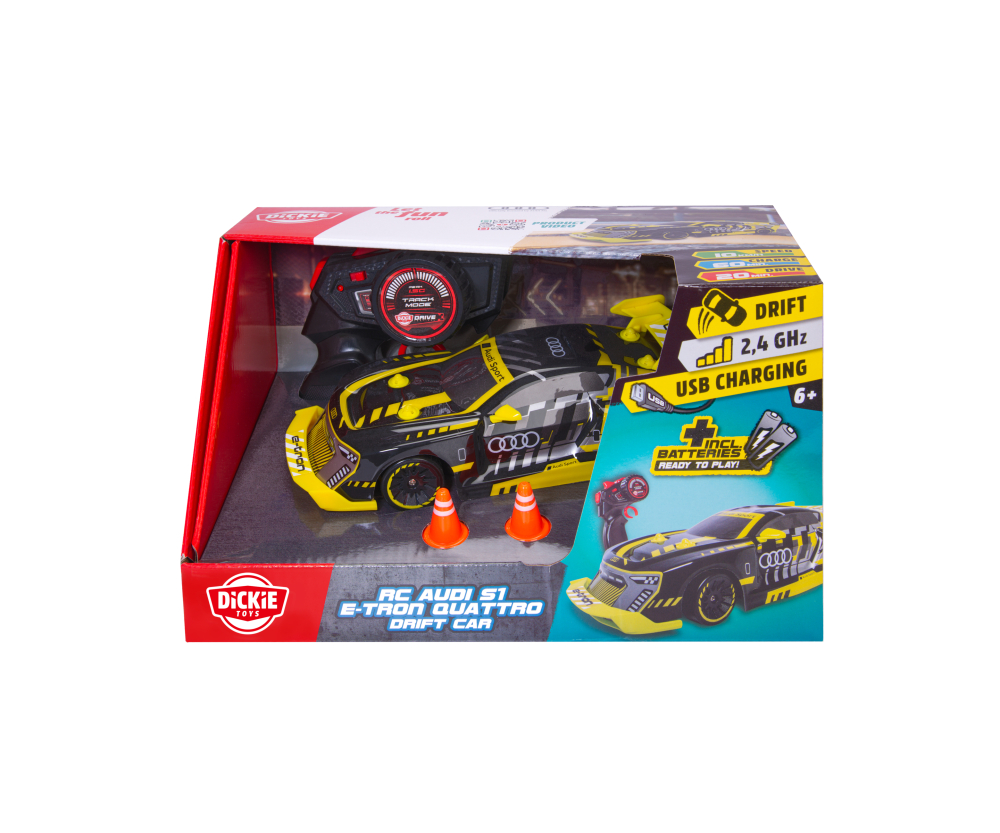 Dickie Toys RC Audi S1 E-Tron Quattro Drift 1:24,RTR Dickie Toys RC Audi S1 E-Tron Quattro Drift 1:24,RTR