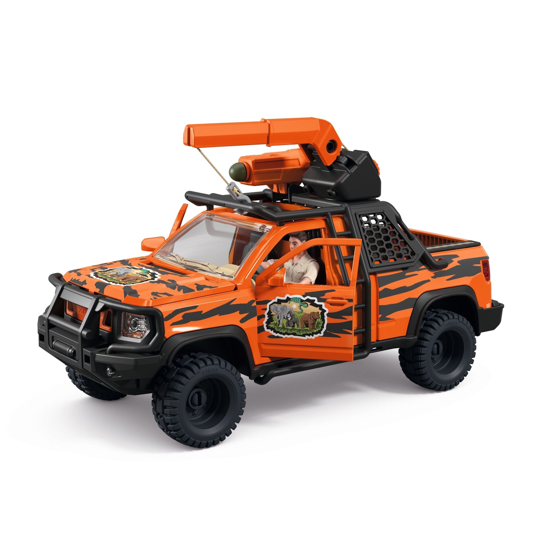 Fahrzeug - Schleich - Abenteuerfahrzeug im Dschungel - Modell SCHLEICH 42720 Produktbild fuer Online-Shop