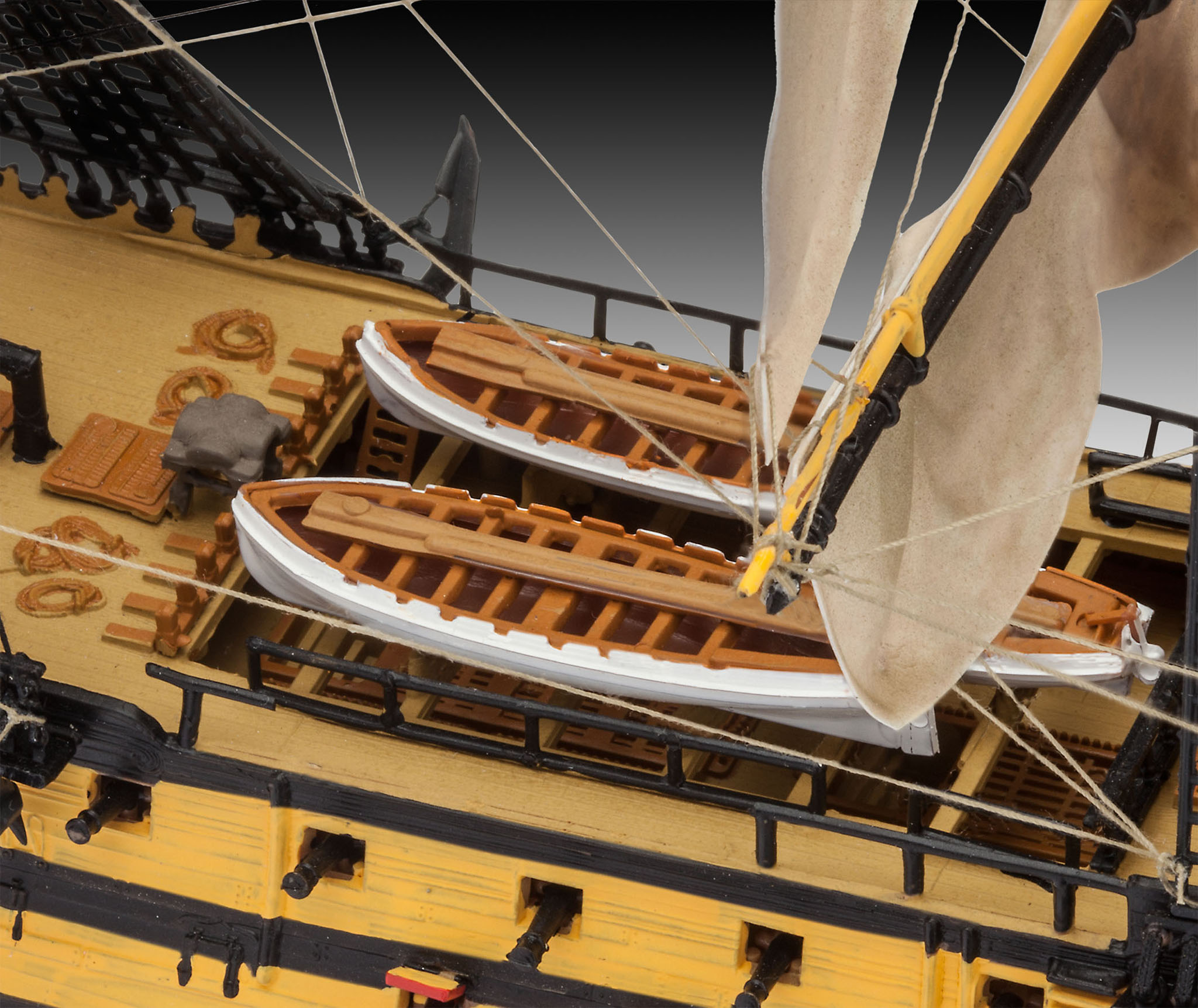 Revell 05408 H.M.S. Victory - Legendäres Flaggschiff im Maßstab 1:225 Segelboot, Sperrholz, Holz, Wasserfahrzeug, Jacht
