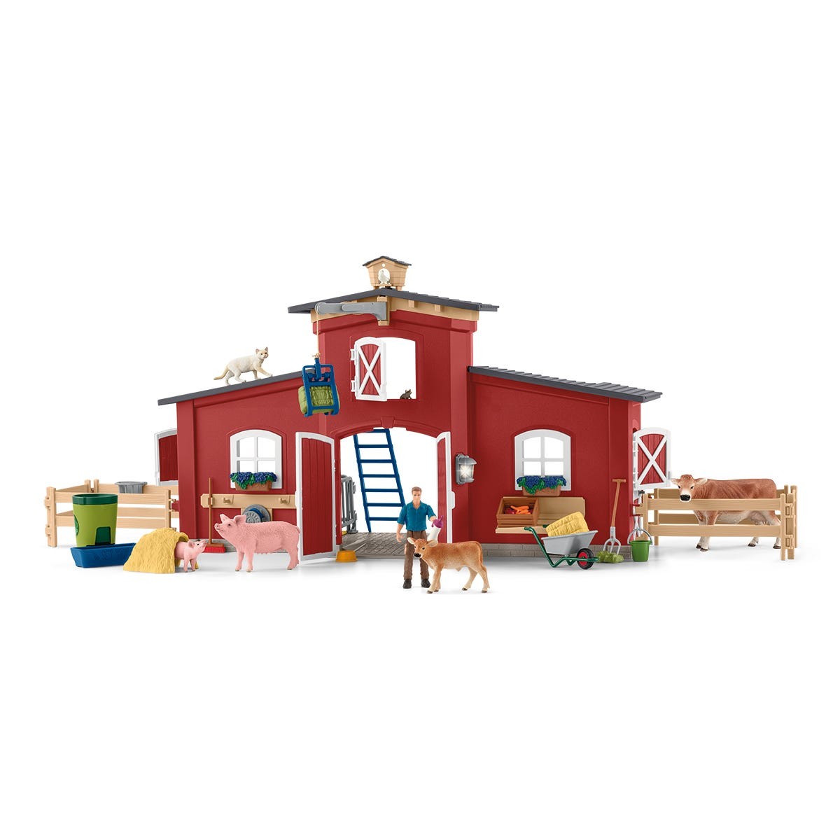 Schleich® 42606 Große Farm mit Tieren und Zubehör