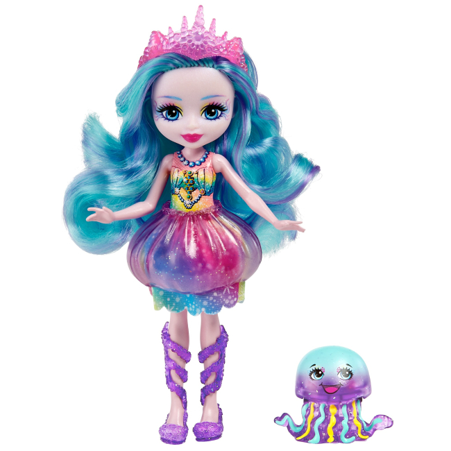 Enchantimals Beliebte Charakterpuppen mit Tierfreunden (FNH22-HFF34) Enchantimals Beliebte Charakterpuppen mit Tierfreunden und farbenfrohen Outfits