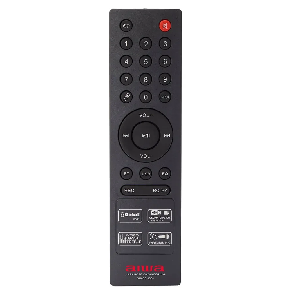 Aiwa KBTUS-400 Lautsprecher Karaoke System Home Wired/Wireless