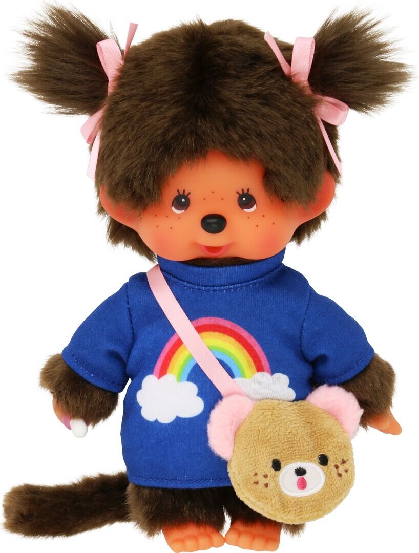 Monchhichi Kawaii Girl, ca. 20cm Monchhichi, Kawaii, Girl, ca., 20cm, Puppe, Spielzeug, Gesicht, Kopf, Person