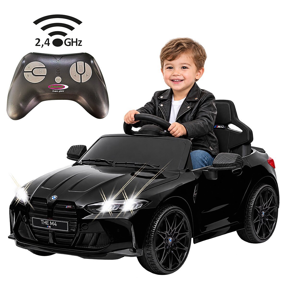 JAMARA Ride-on BMW M4 schwarz 2,4GHz Li-Power 12.6 ab 3 Jahren JAMARA Ride-on BMW M4 schwarz 2,4GHz Li-Power 12.6 ab 3 Jahren