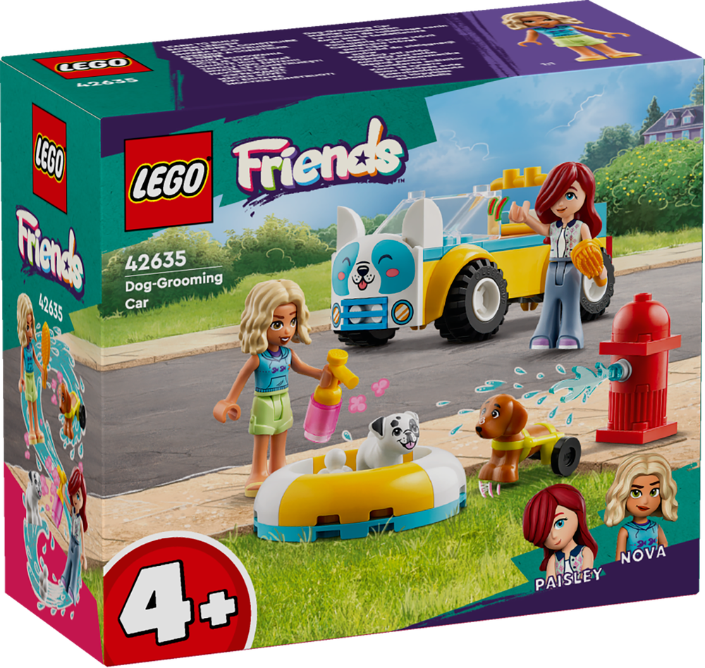 LEGO 42635 Friends Mobiler Hundesalon LEGO, 42635, Friends, Mobiler, Hundesalon, Rad, Puppe, Spielzeug, Person, Gesicht