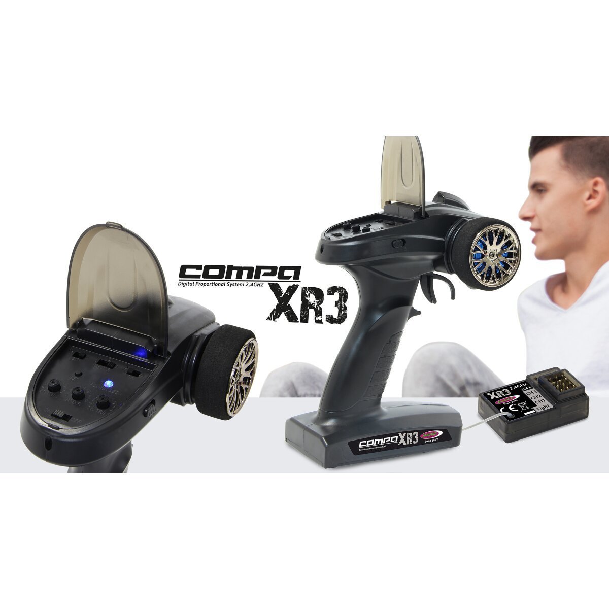 JAMARA Fernsteuerung Compa XR3 2,4GHz
