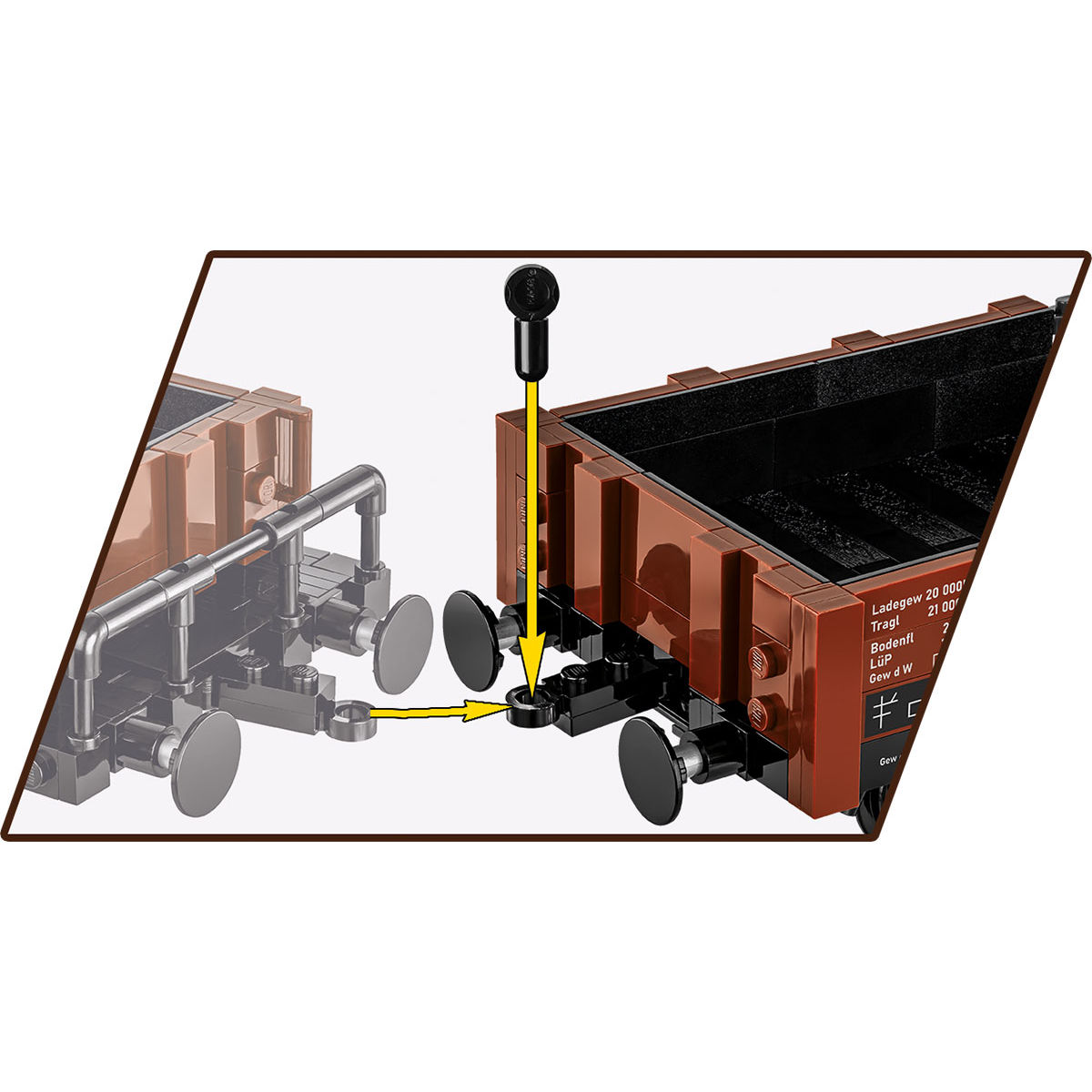 COBI 6285 - Güterwagen TYP OMMR 32 ''linz'' SCALE 1: - Bild 10 COBI 6285 - Güterwagen TYP OMMR 32 ''linz'' SCALE 1: - Bild 10