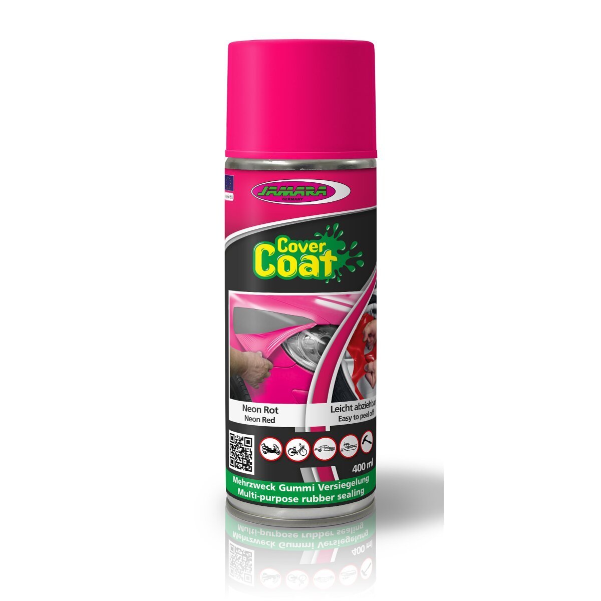 JAMARA Cover Coat neon rot 400ml Spray JAMARA Cover Coat neon rot 400ml Spray