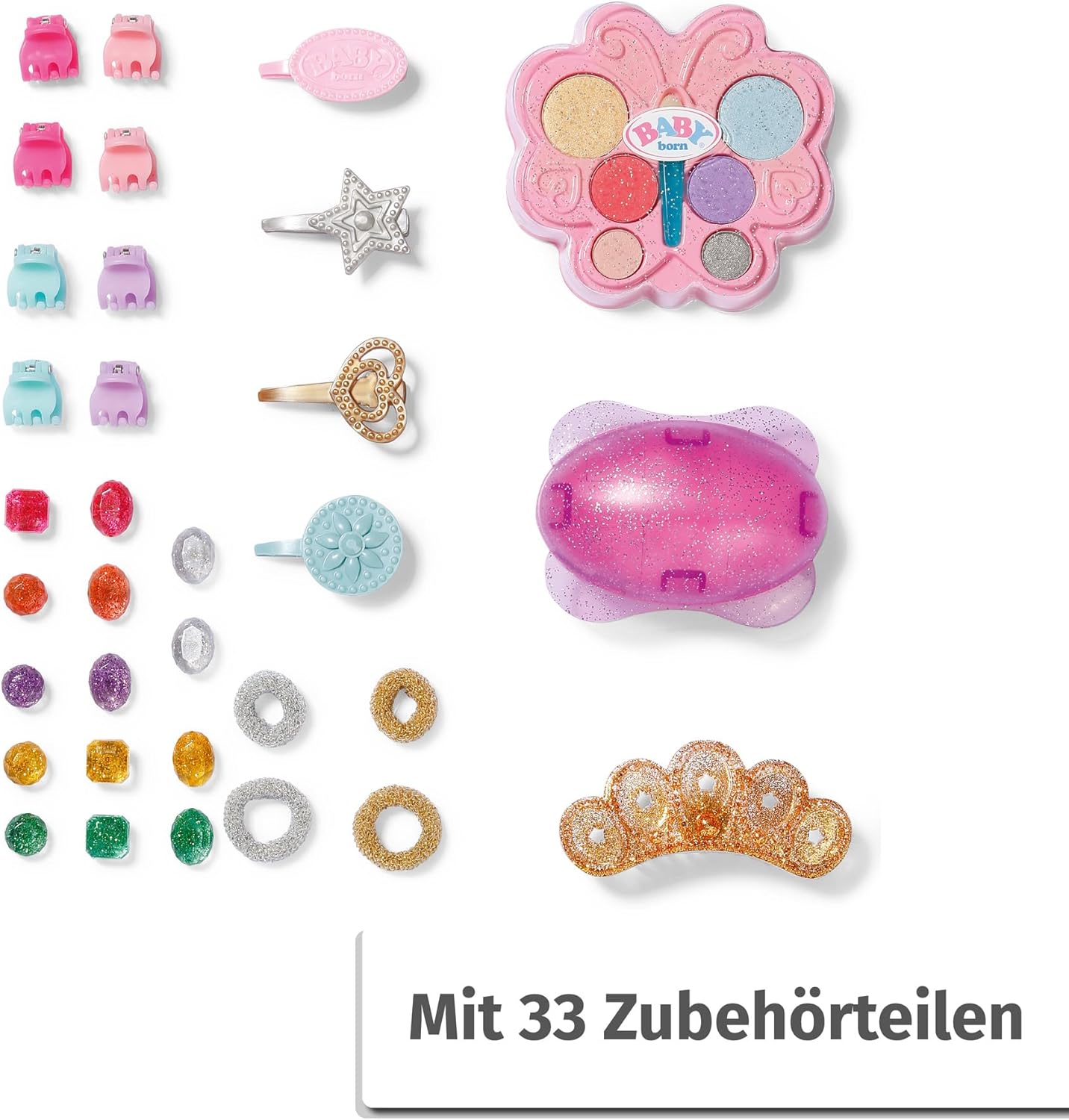 BABY born® Stylingkopf Prinzessin DE Zubehor, Schmuck