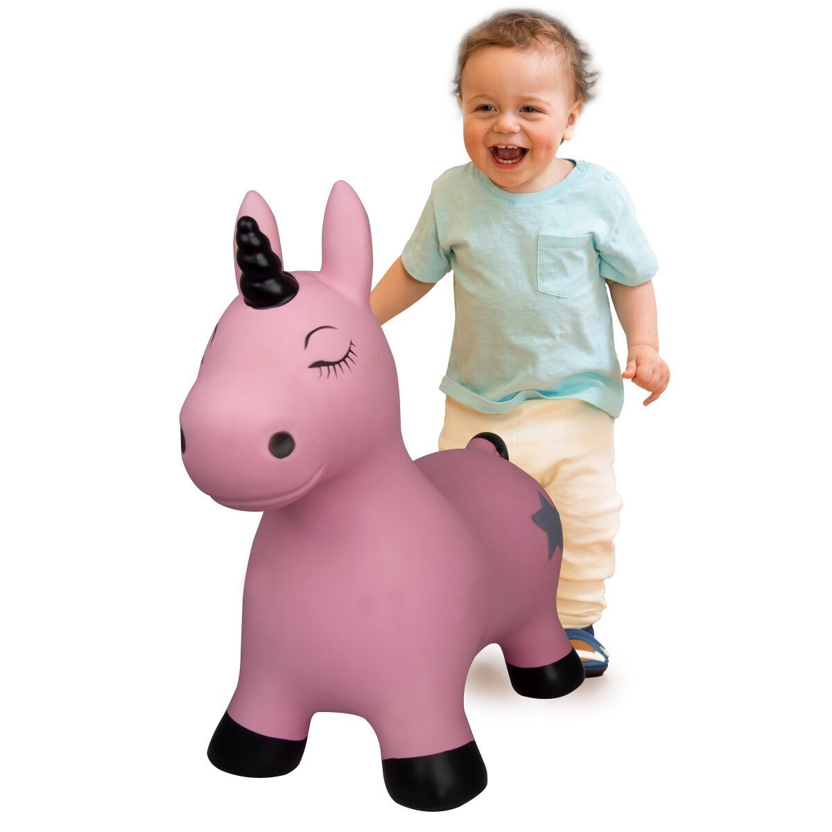 JAMARA Hüpftier Einhorn HoppyDoo pink mit Pumpe ab 12 Monaten JAMARA Hüpftier Einhorn HoppyDoo pink mit Pumpe ab 12 Monaten
