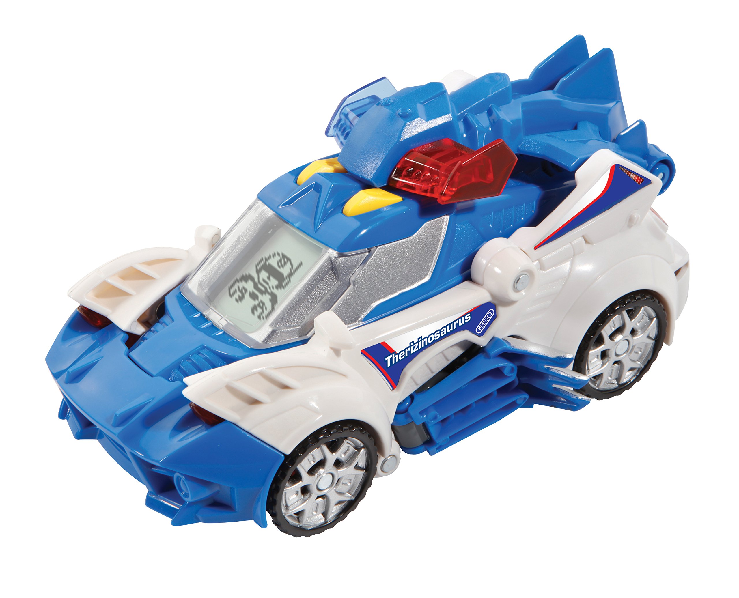 VTech Switch & Go Dinos Therizinosaurus 2-in-1 Transformer, ab 3 Jahren VTech Switch & Go Dinos Spinosaurus transformiert von Fahrzeug zu Dino, mit Sound, Licht und Motorgeräuschen, robustes Design, ab 3 Jahren, Maschine, Rad, Spielzeug