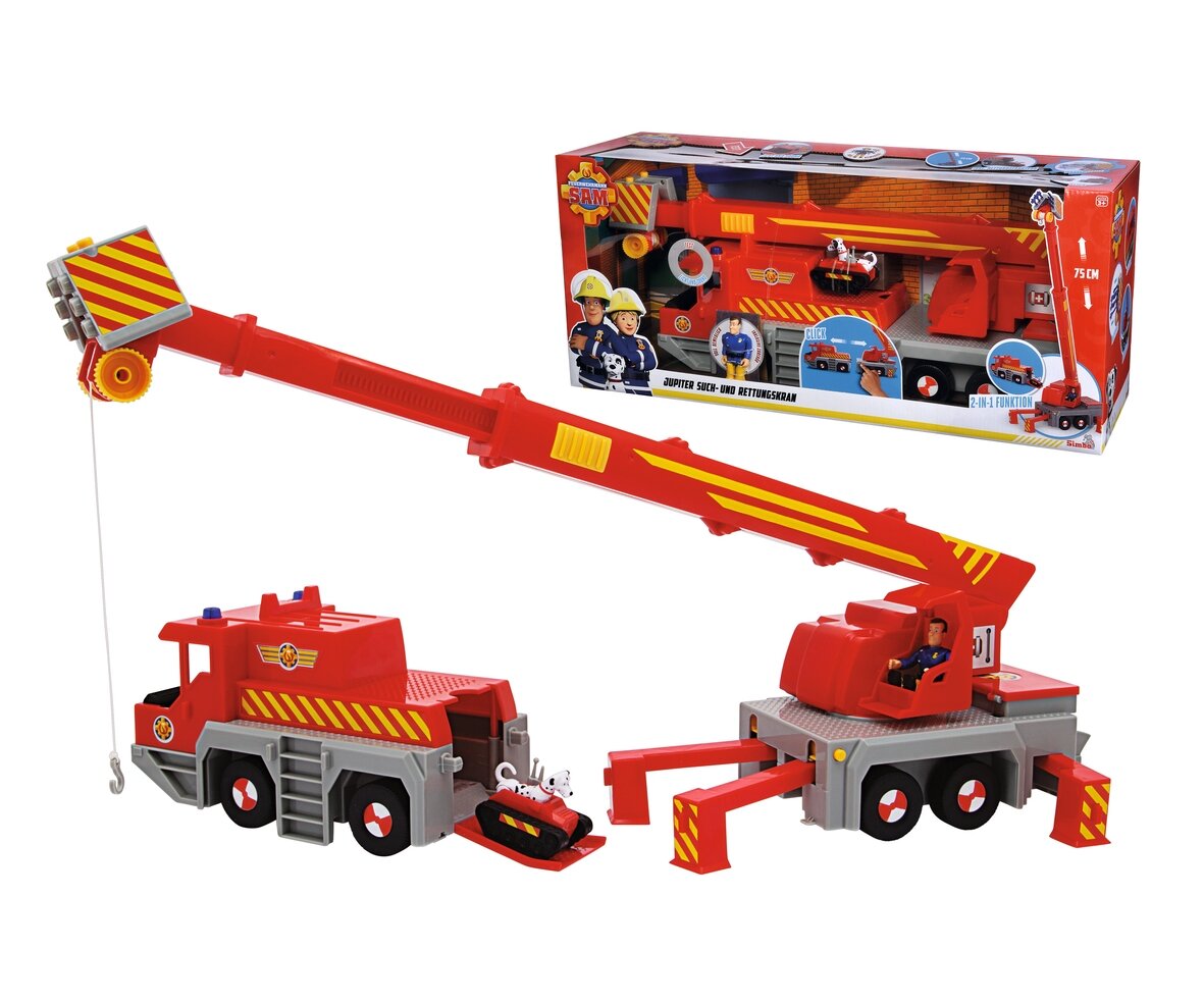 Sam Rettungskran 2-in-1 109252517 Spielzeug, Person, Maschine, Rad