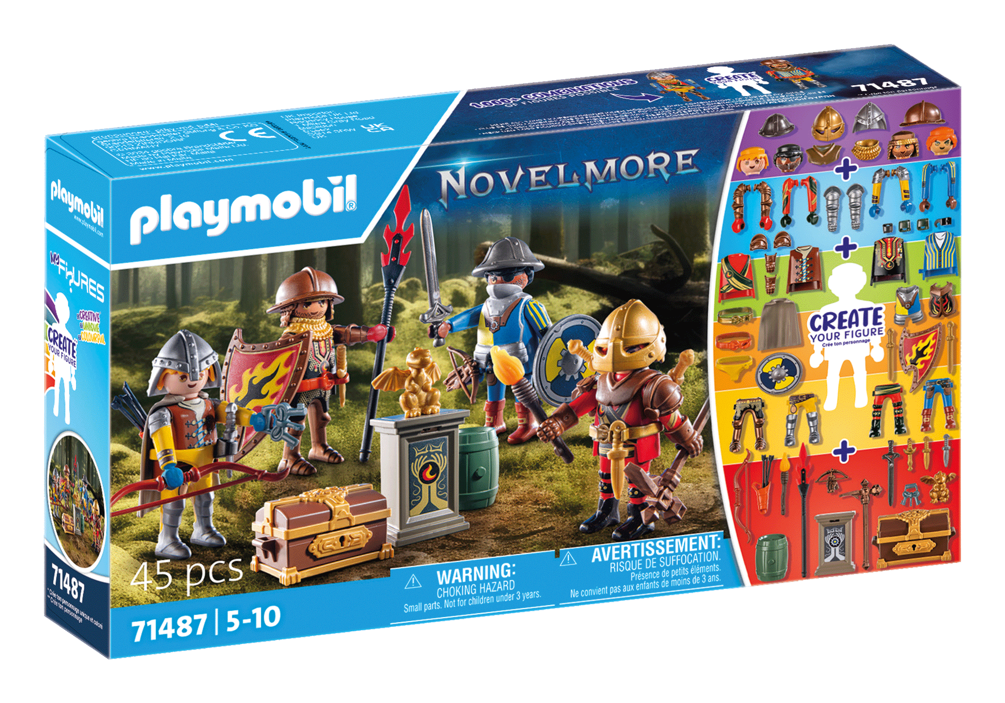 PLAYMOBIL 71487 My Figures: Ritter von Novelmore PLAYMOBIL, 71487, My, Figures, Ritter, von, Novelmore, Person