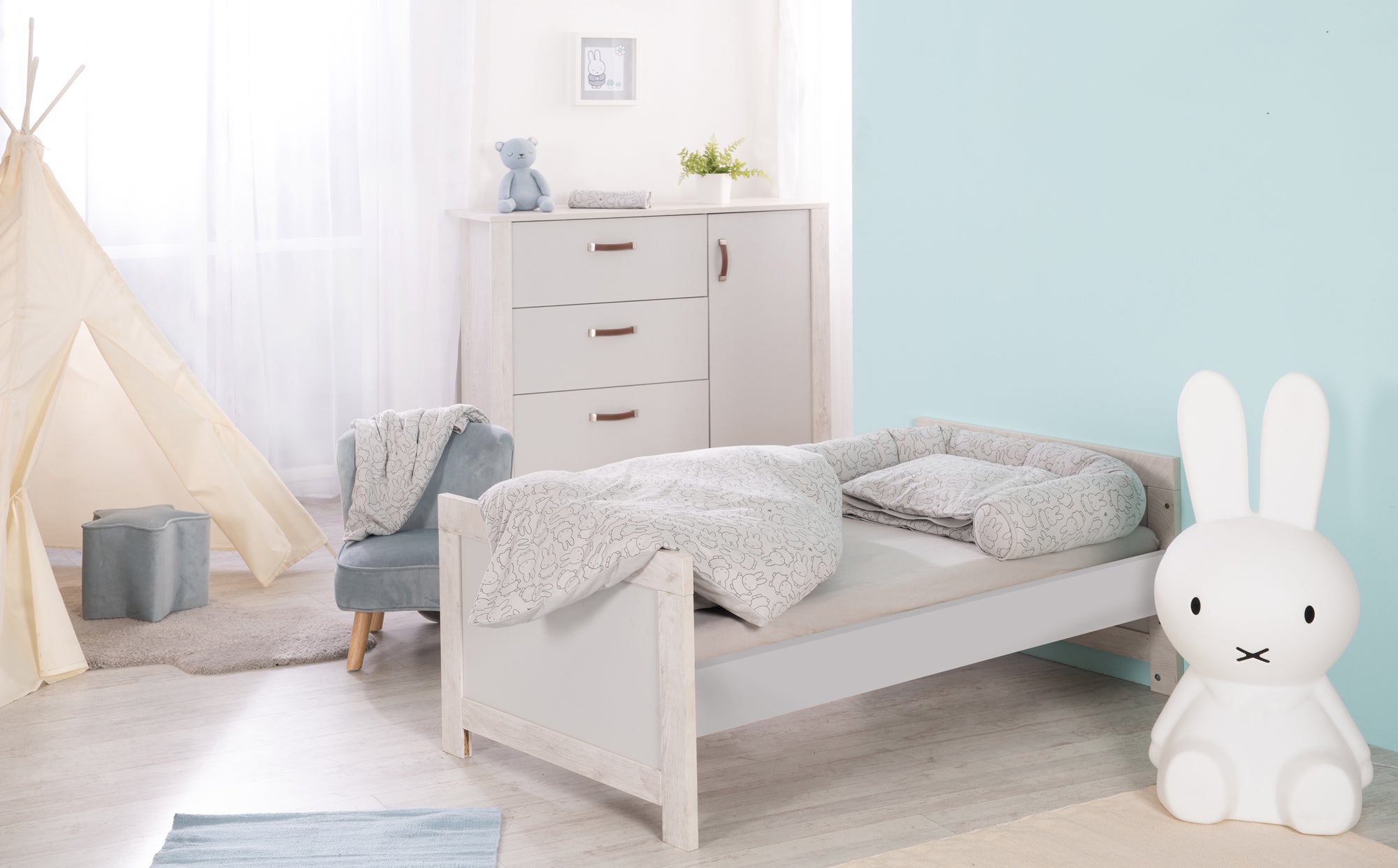 Roba 1015816 Kinderzimmerset Mila grau – Kinderzimmer Set - Bild 6 Roba 1015816 Kinderzimmerset Mila grau – Kinderzimmer Set - Produktbild 6