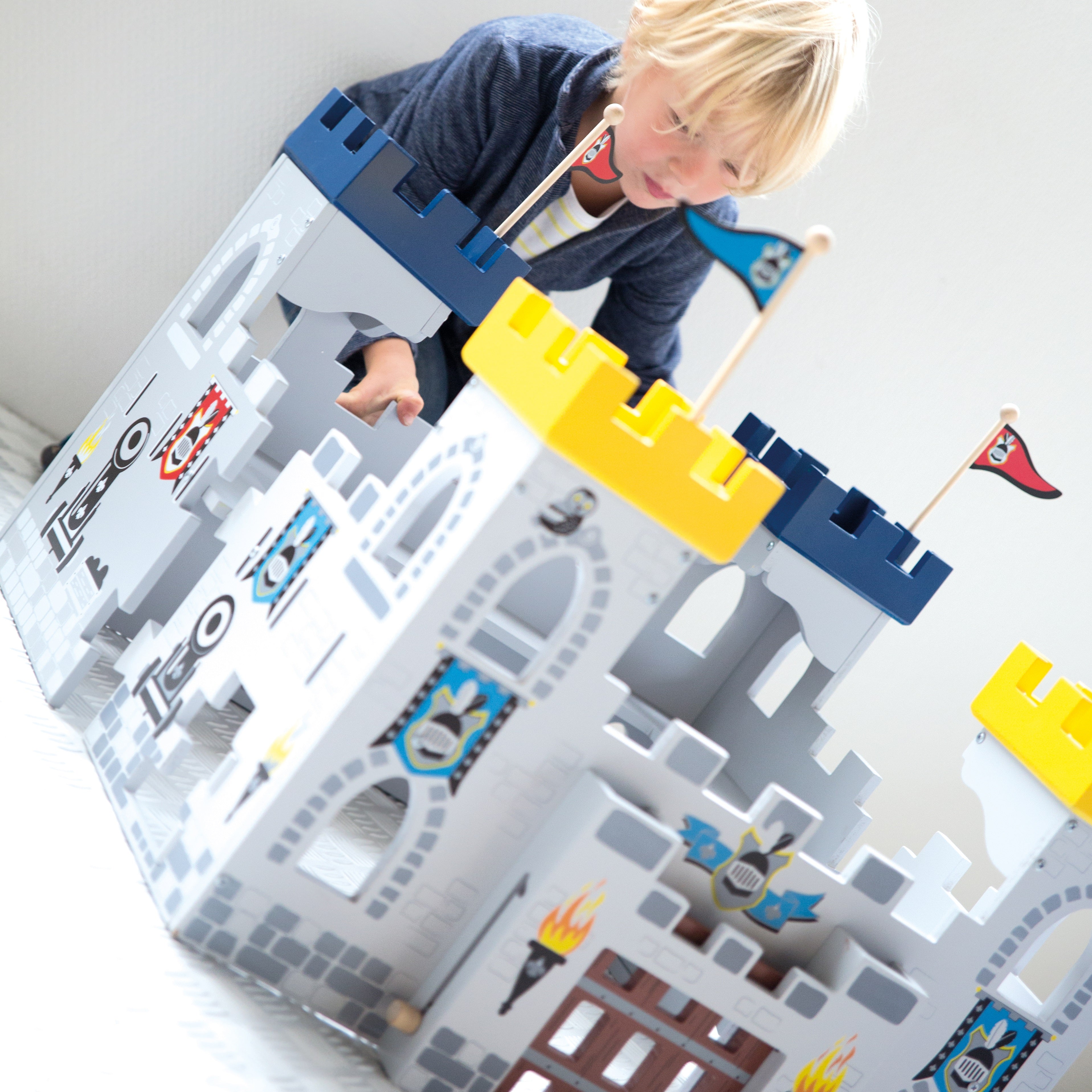 Roba 490065 Ritterburg 3 in 1 bunt – Puppenmöbel & Häuser - Produktbild 2