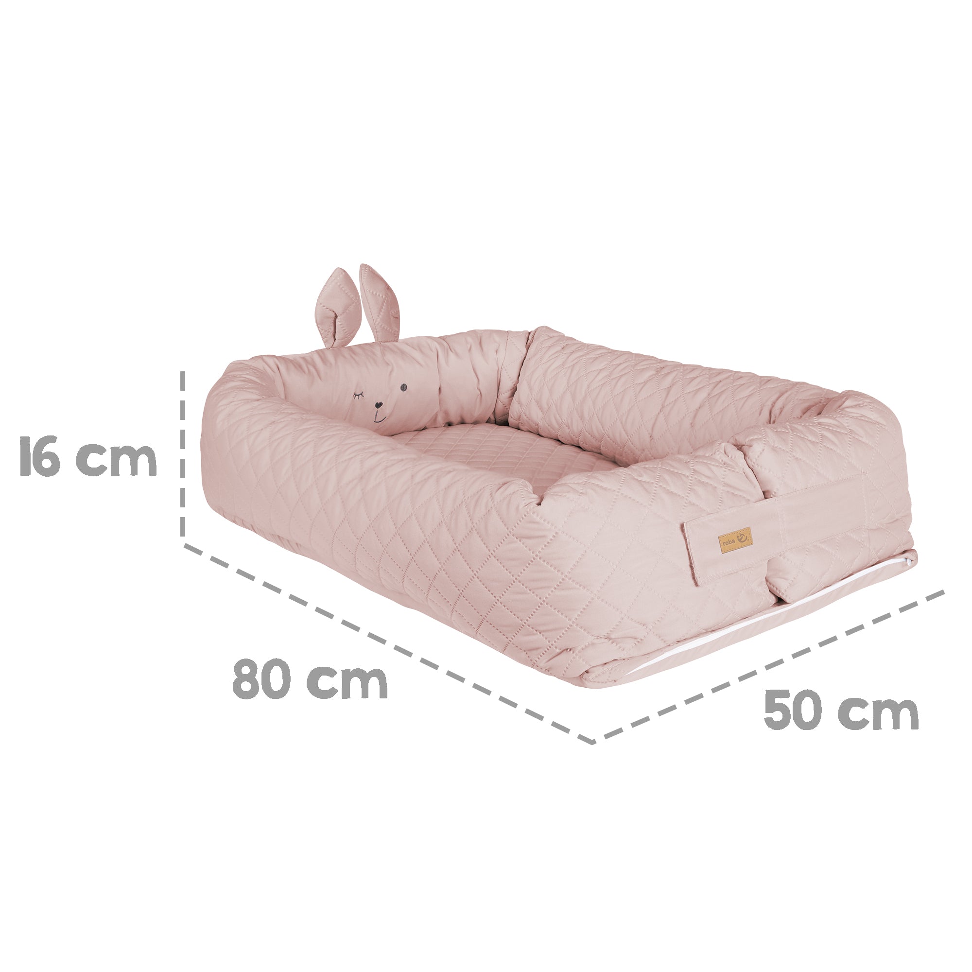 Roba 307100V229 Babylounge roba Style rosa – Babynester - Bild 4 Roba 307100V229 Babylounge roba Style rosa – Babynester - Produktbild 4