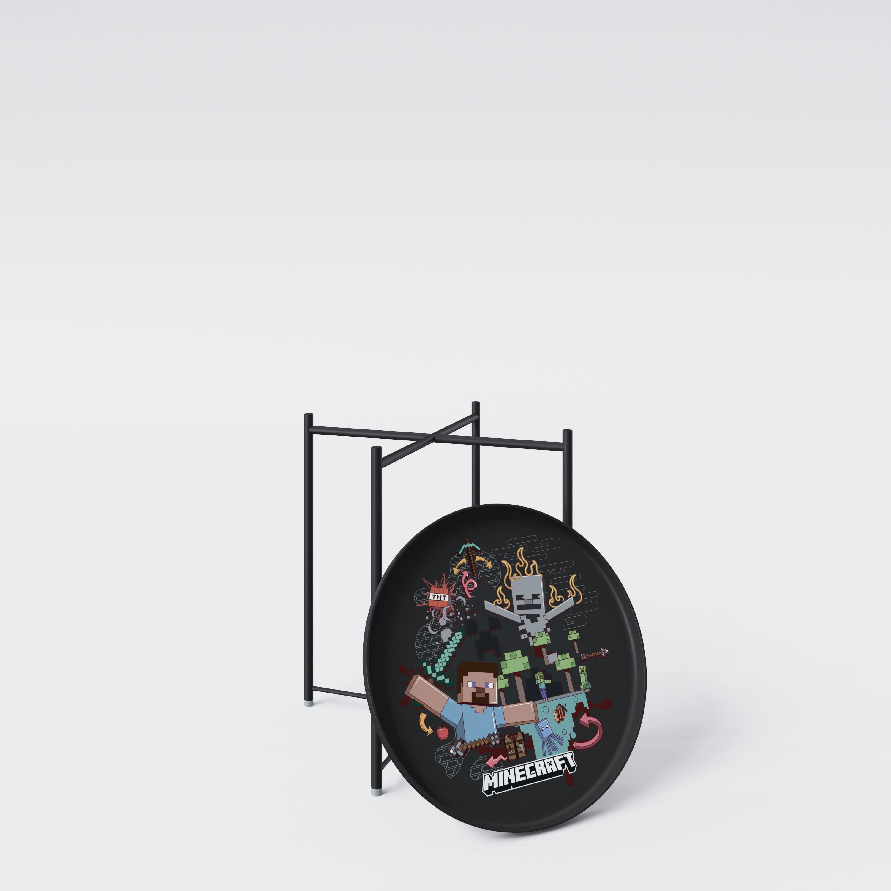 Roba 147230MC BEISTELLTISCH MIT TABLETT, RUND - Produktbild 2