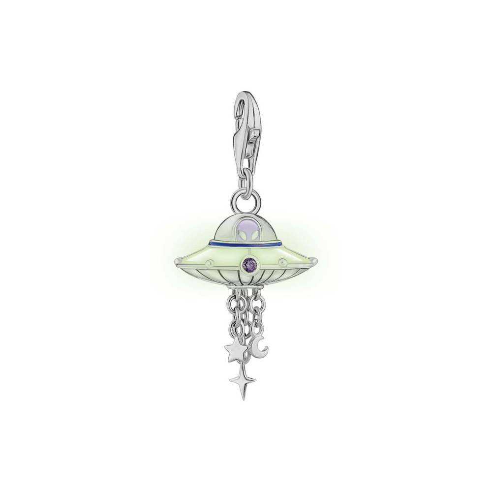 Thomas Sabo Anhänger, Charm, UFO M Buntem Stein (2045-691-7) Zubehor, Ohrring, Schmuck, Anhänger