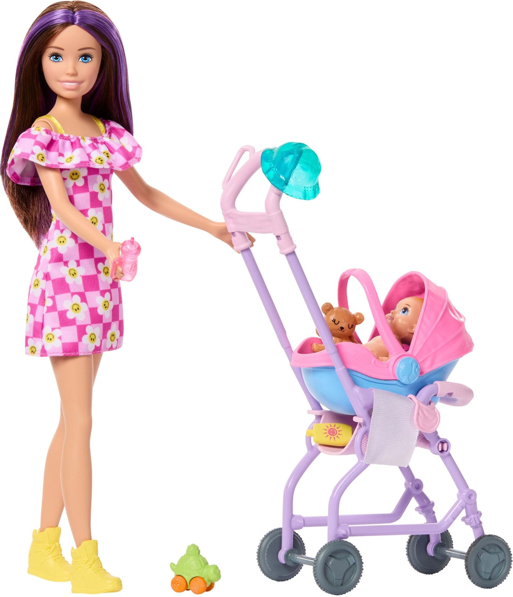 Barbie ''Skipper Babysitters Inc.'' Kinderwagen Spielset - Mattel - MATTEL JJB42 Produktfoto - Mattel - Barbie ''Skipper Babysitters Inc.'' Kinderwagen Spielset - Modell MATTEL JJB42