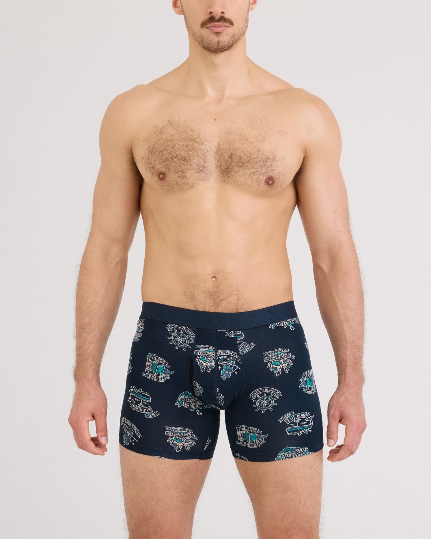 SAXX 2er-Pack Boxershorts DropTemp Cooling Cotton - Navy / Dunkelblau SAXX 2er-Pack Boxershorts DropTemp Cooling Cotton - Navy / Dunkelblau