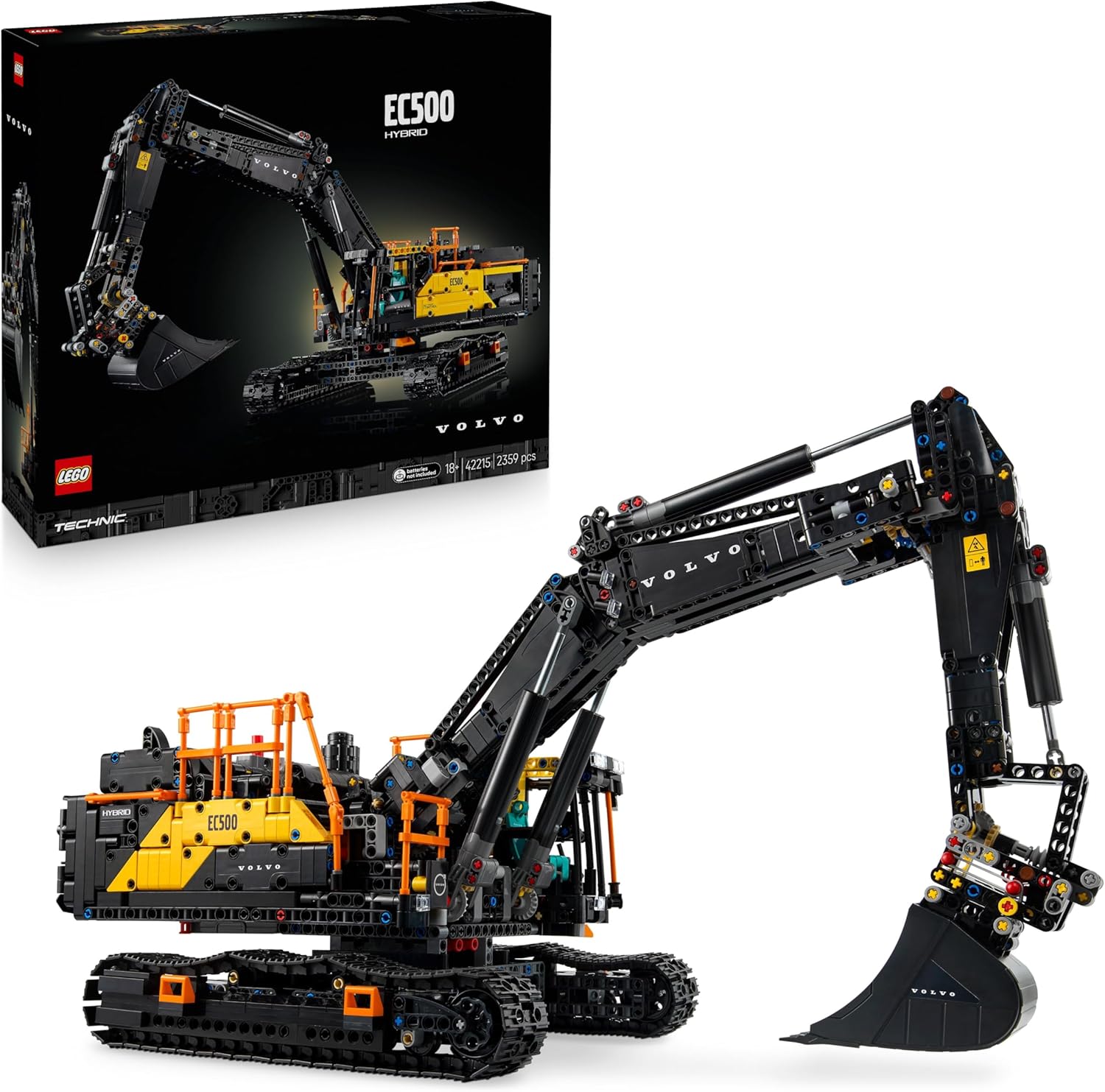LEGO Technic 42175 Porsche 963 Langstrecken-Rennwagen in Rot, Weiß und Schwarz mit realistischen Details